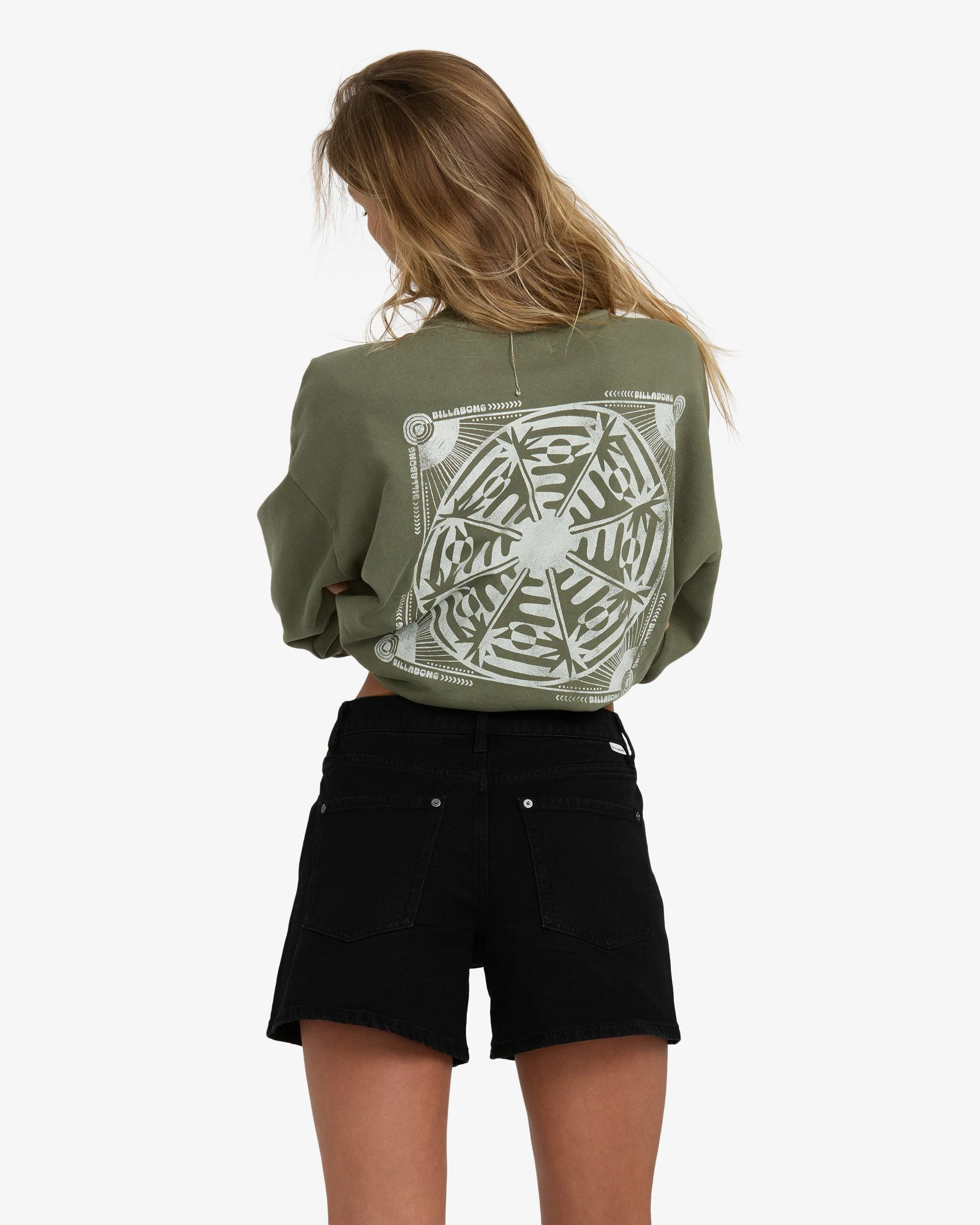 Womens Shifter Denim Shorts - Image 2