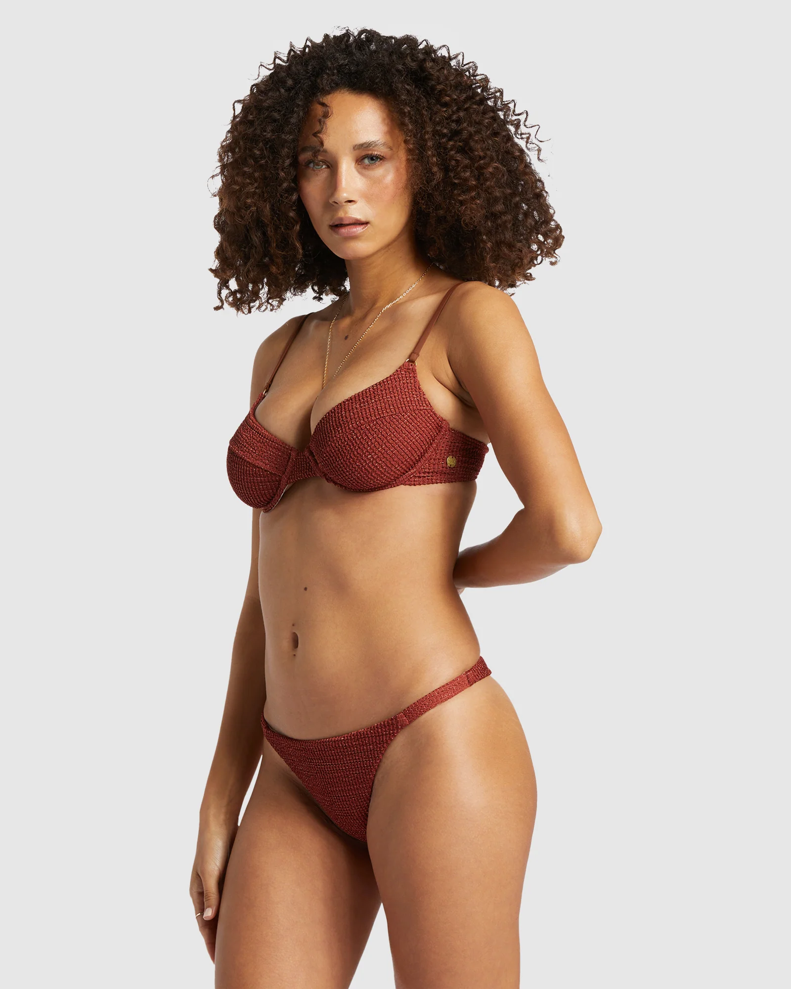 Womens Shimmer High Morgan Underwire Bikini Top - Image 2