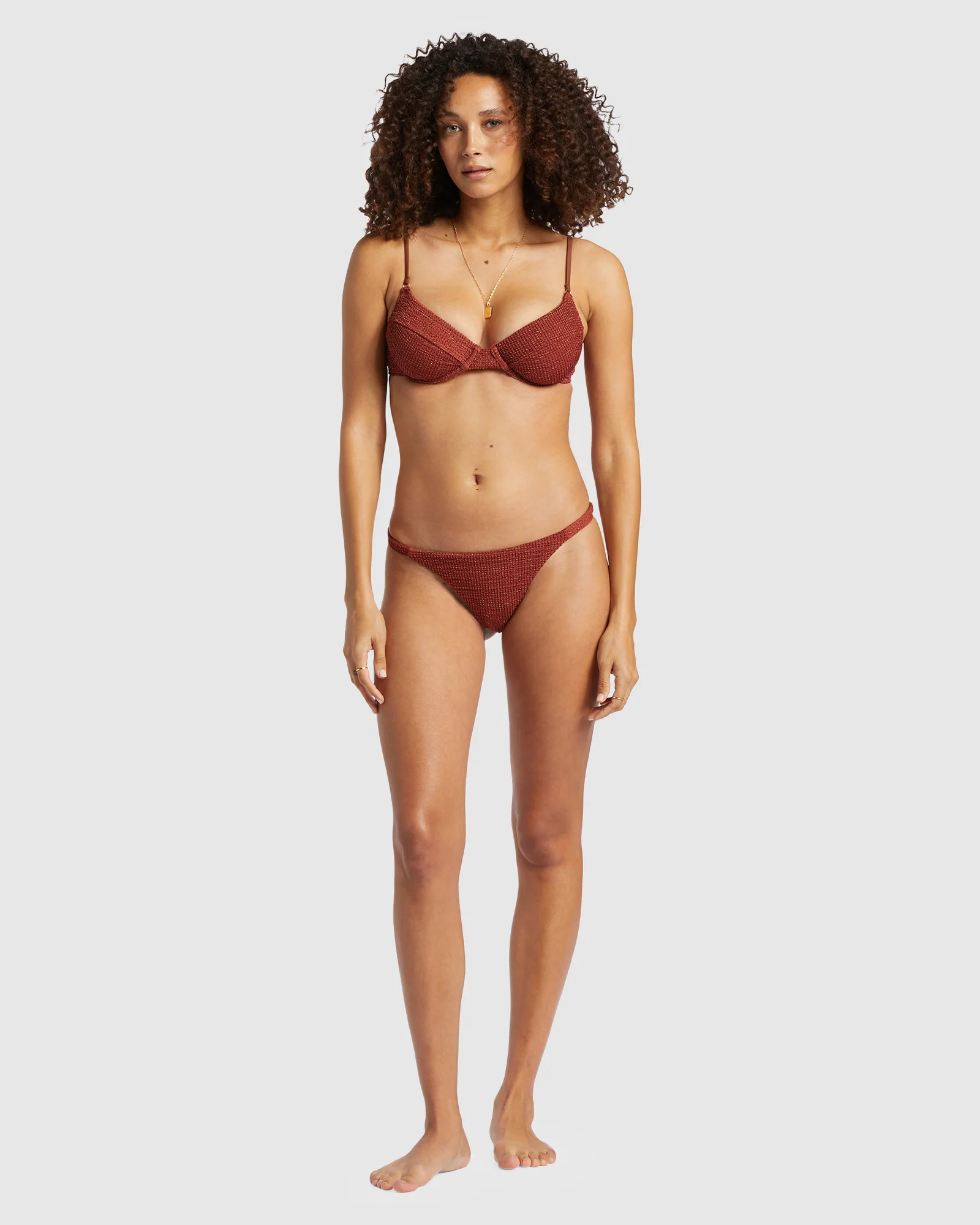 Womens Shimmer High Morgan Underwire Bikini Top - Image 5