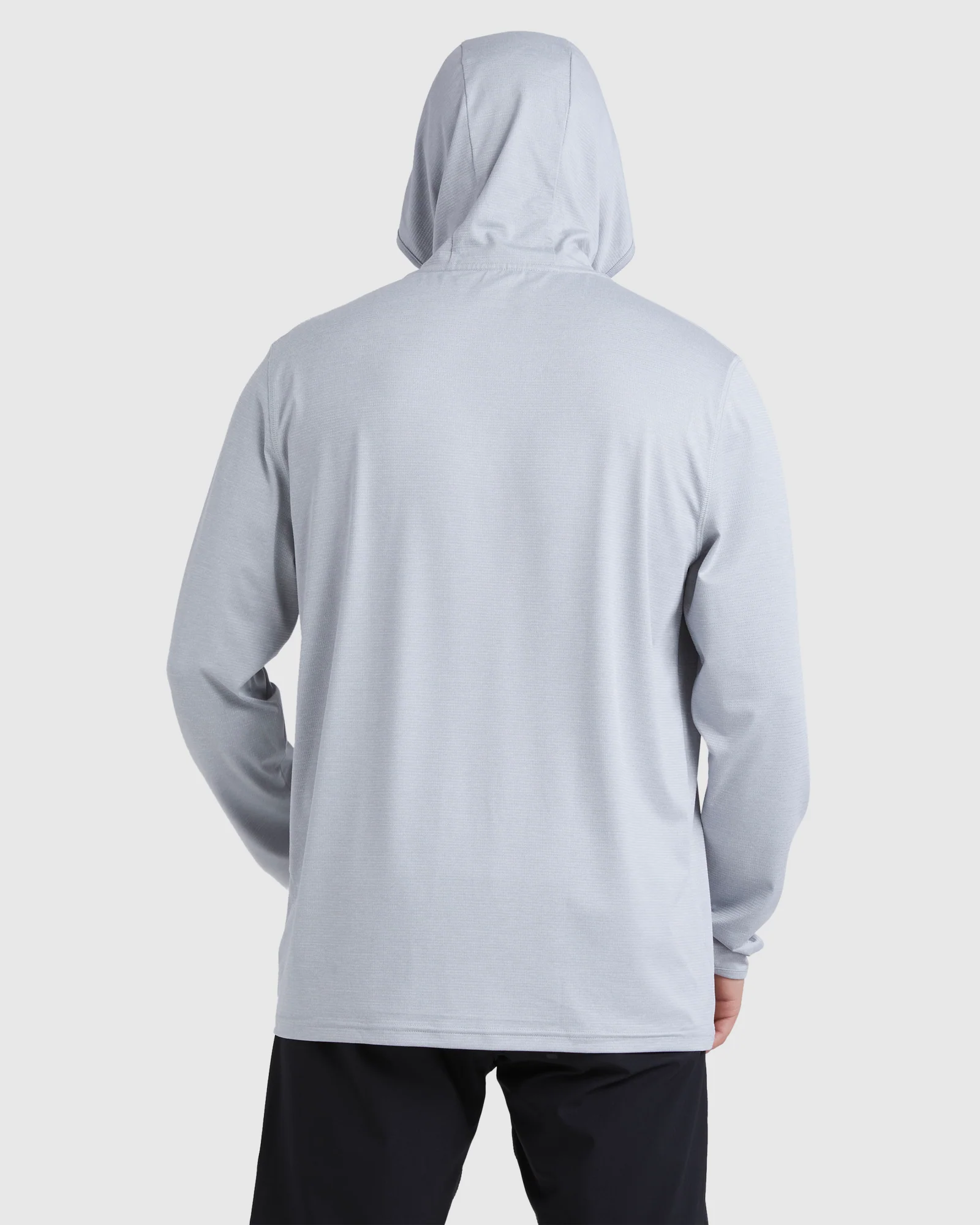 Mens Shoreline 1/4 Zip Hood Long Sleeve Rash Vest - Image 3