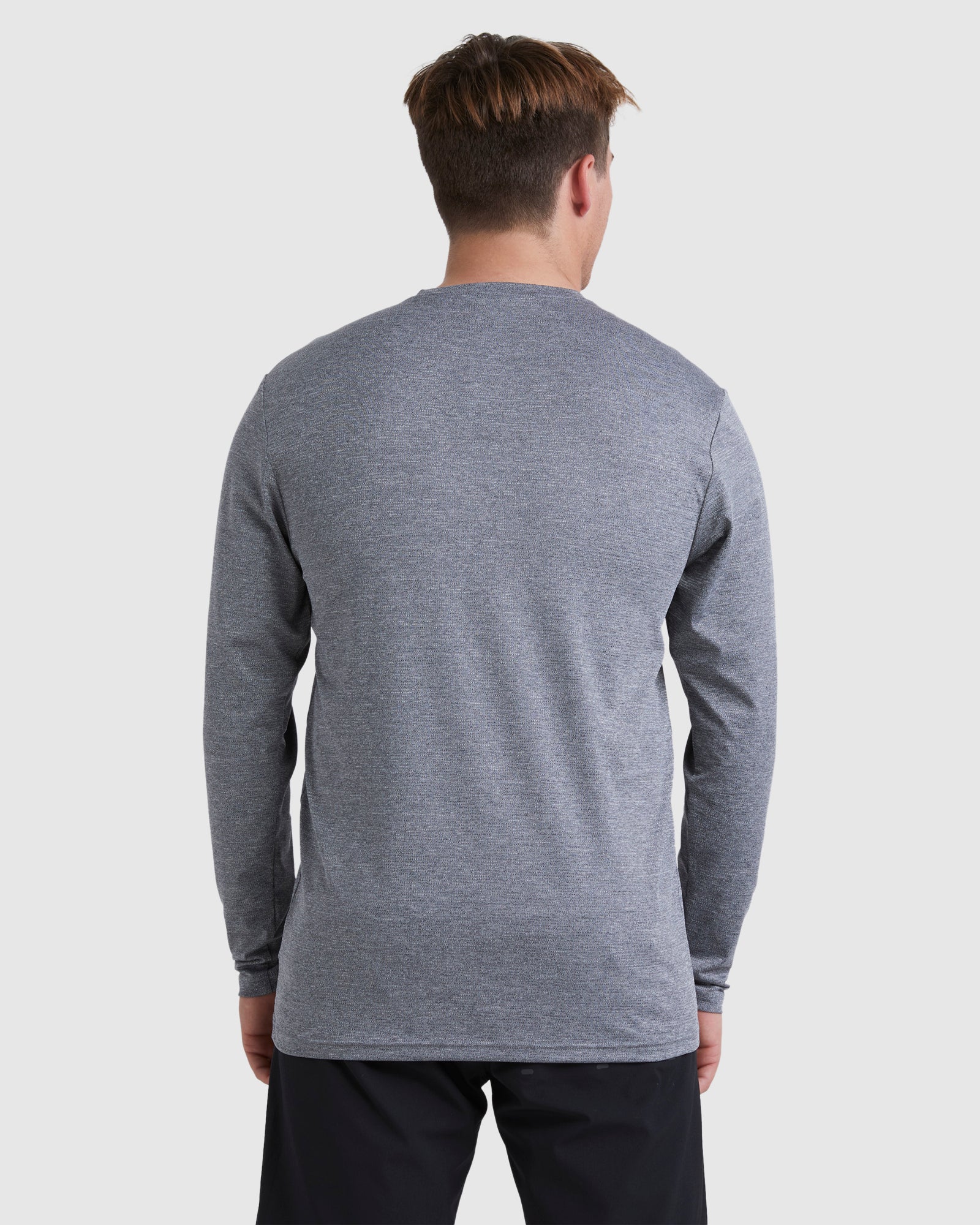 Mens Shoreline Long Sleeve Rash Vest - Image 3