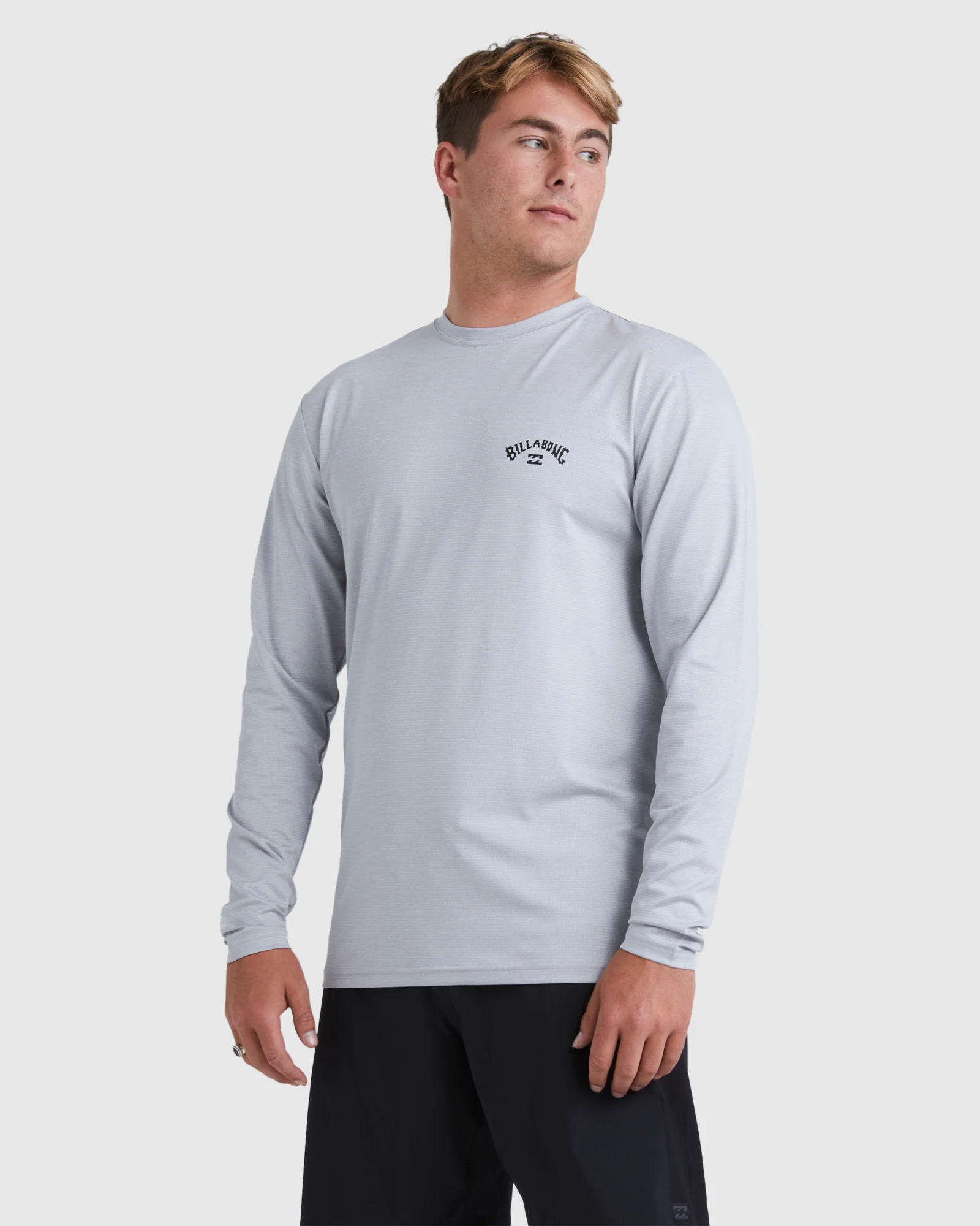 Mens Shoreline Long Sleeve Rash Vest - Image 2