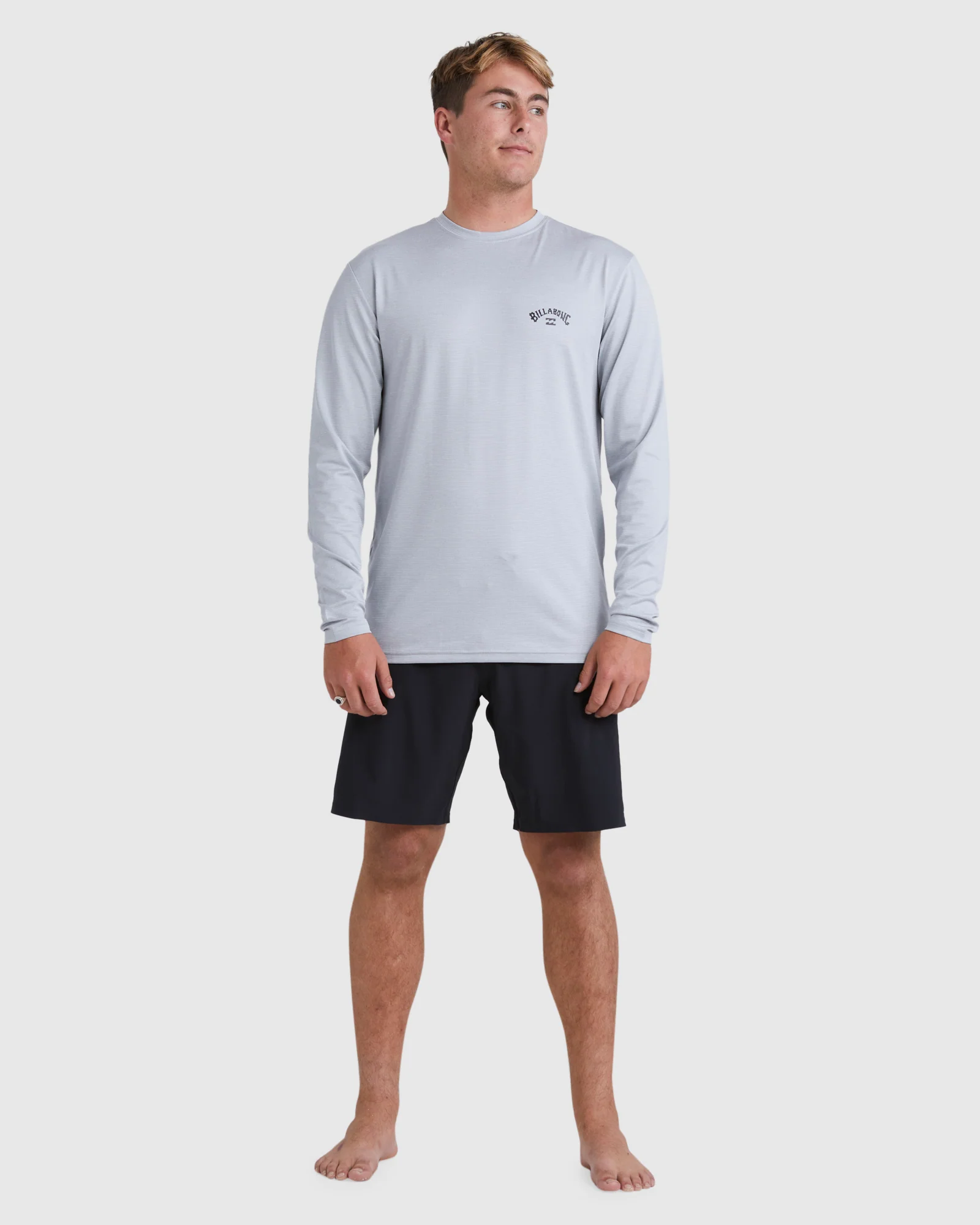 Mens Shoreline Long Sleeve Rash Vest - Image 5