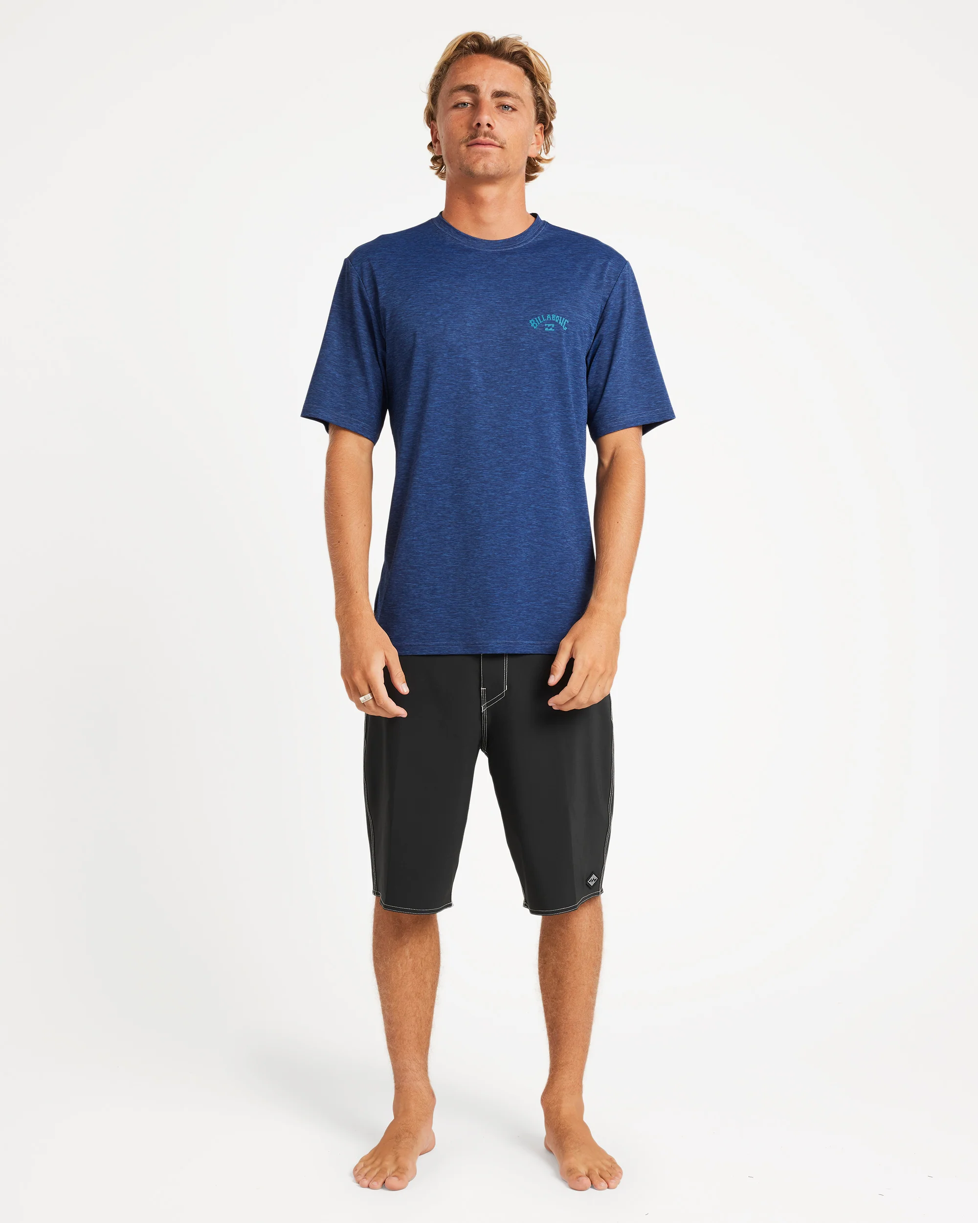 Mens Shoreline Loose Fit Rash Vest - Image 5