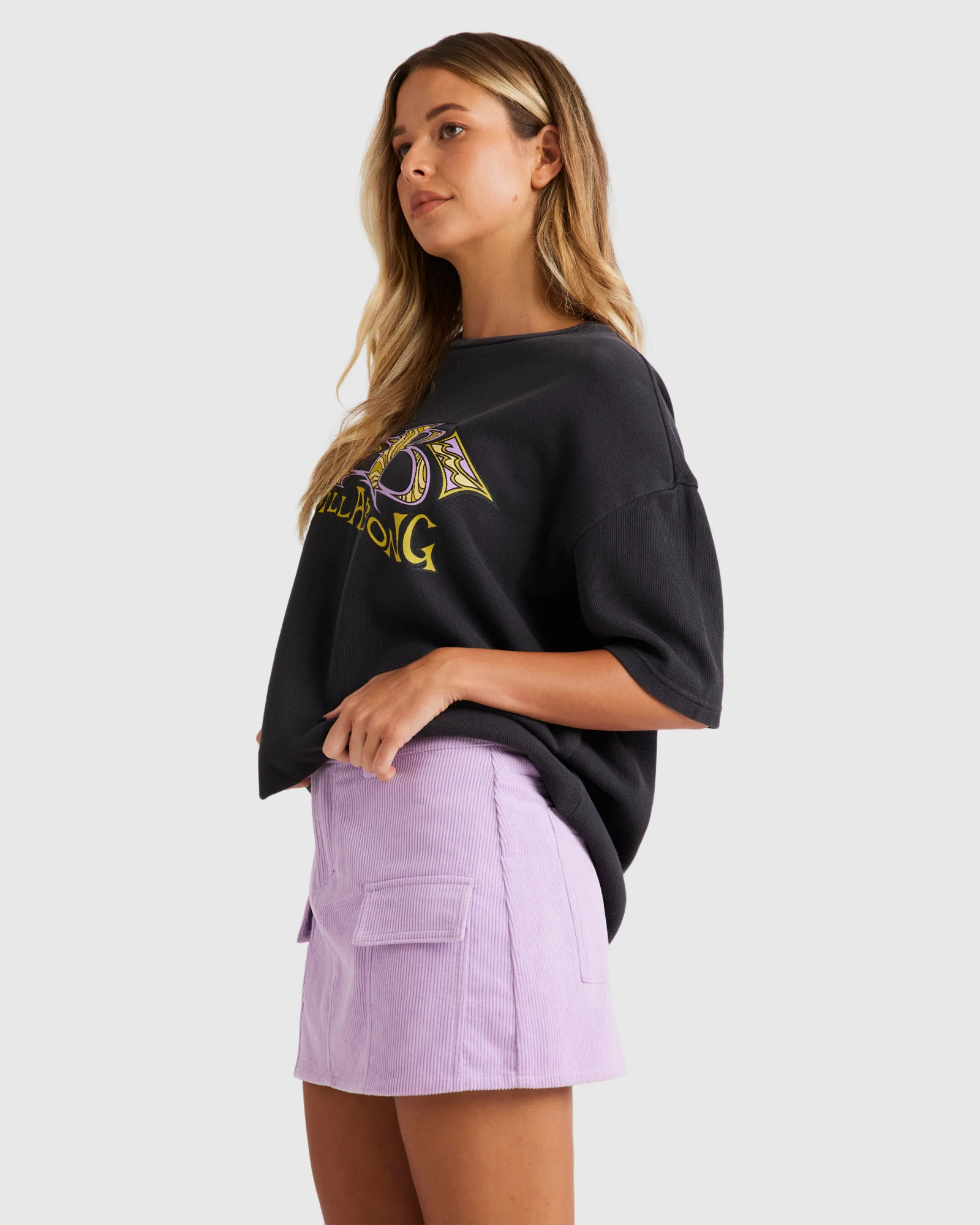 Womens Since 73 Corduroy Cargo Skirt - Image 2