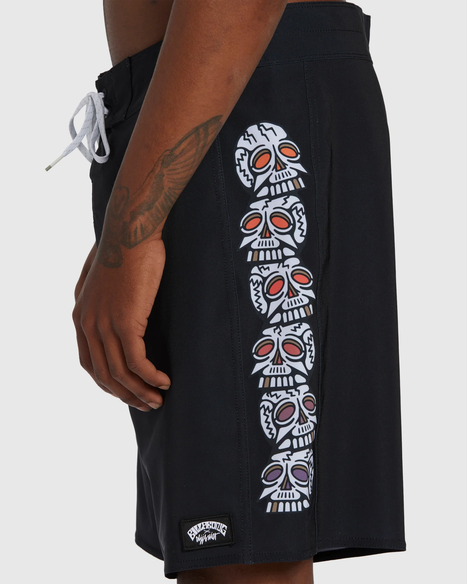 Mens Skulls Dbah Pro Boardshorts - Image 4