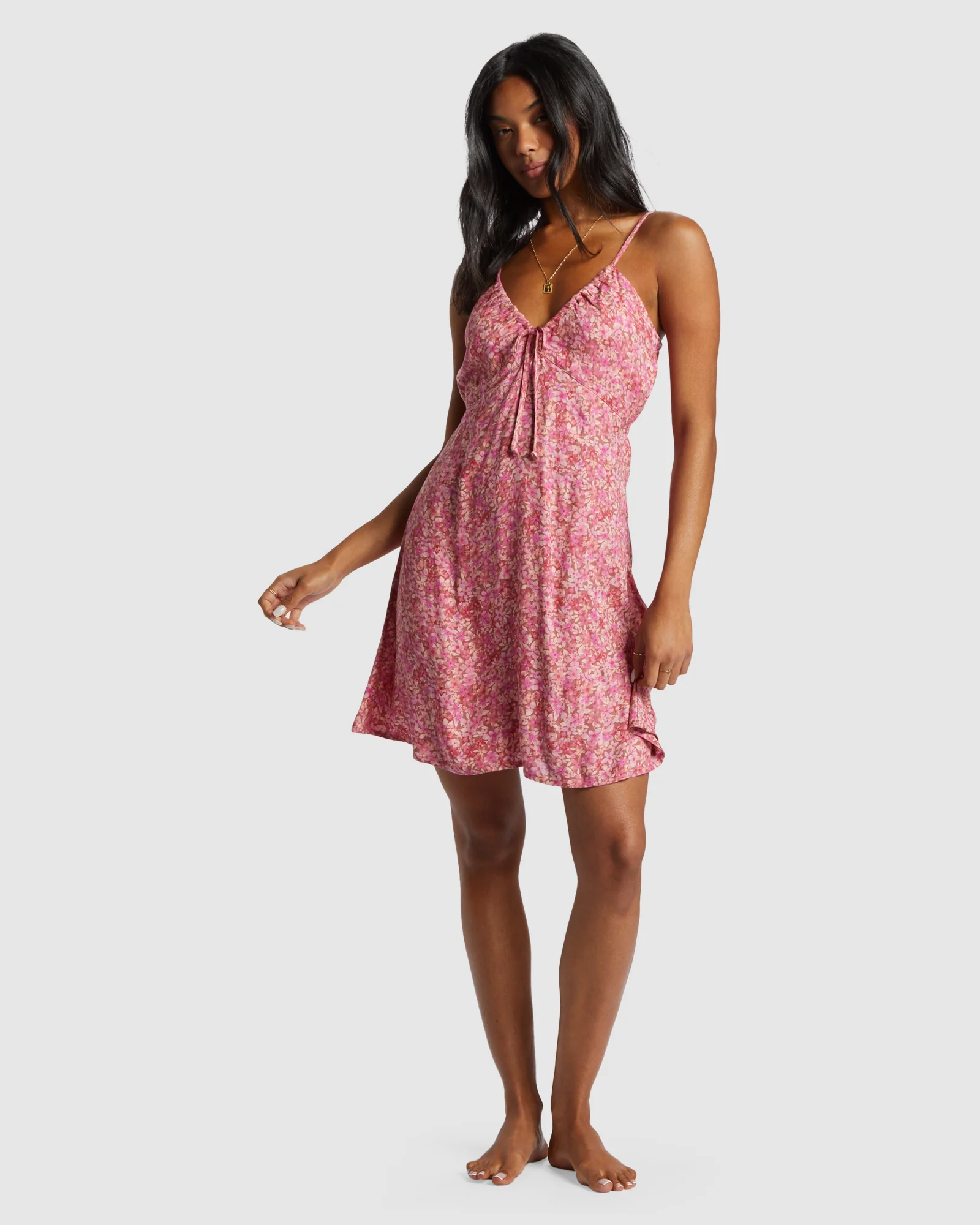 Womens Slip Away Mini Dress - Image 5