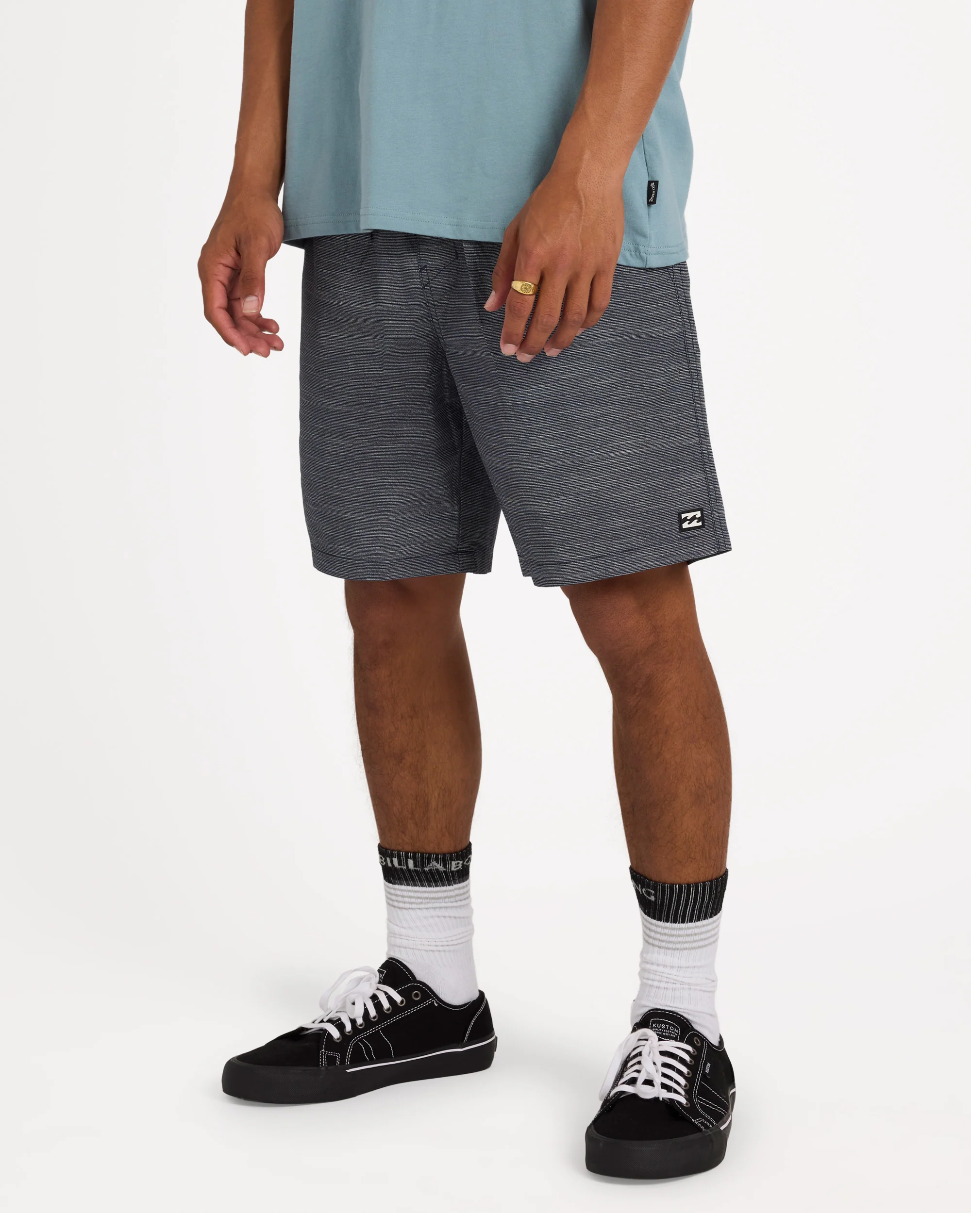 Mens Slub Elastic 21" Shorts - Image 4