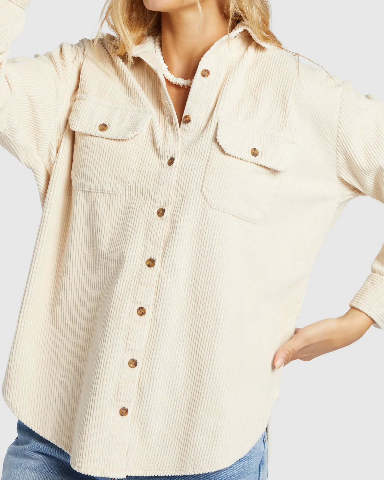 Womens So Stoked Long Sleeve Shirt - Image 4