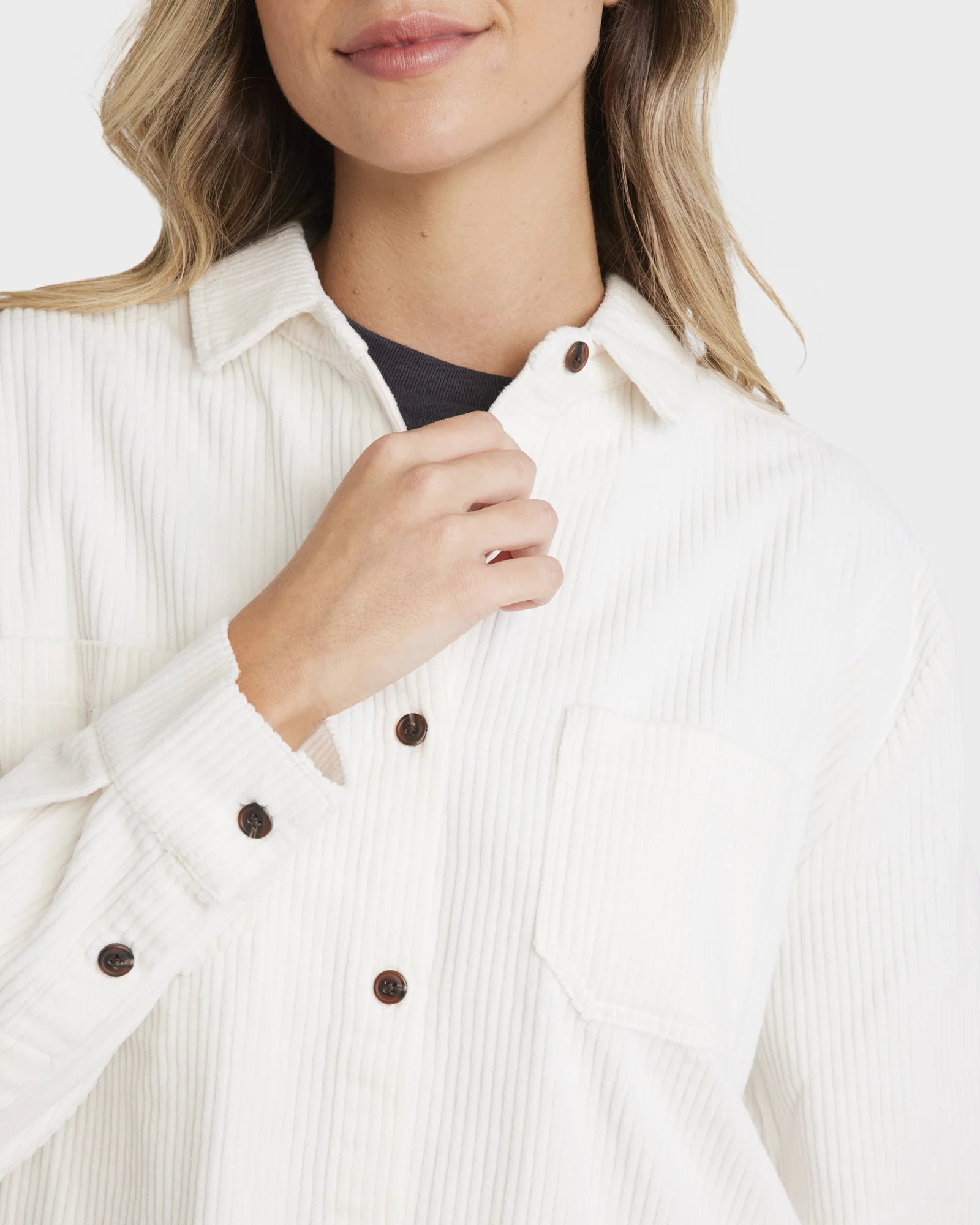 Womens So Stoked Long Sleeve Shirt - Image 4