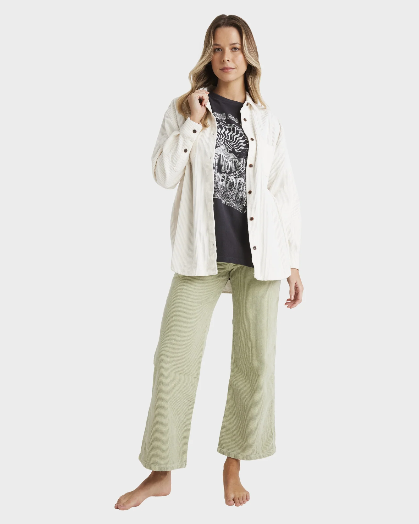 Womens So Stoked Long Sleeve Shirt - Image 5