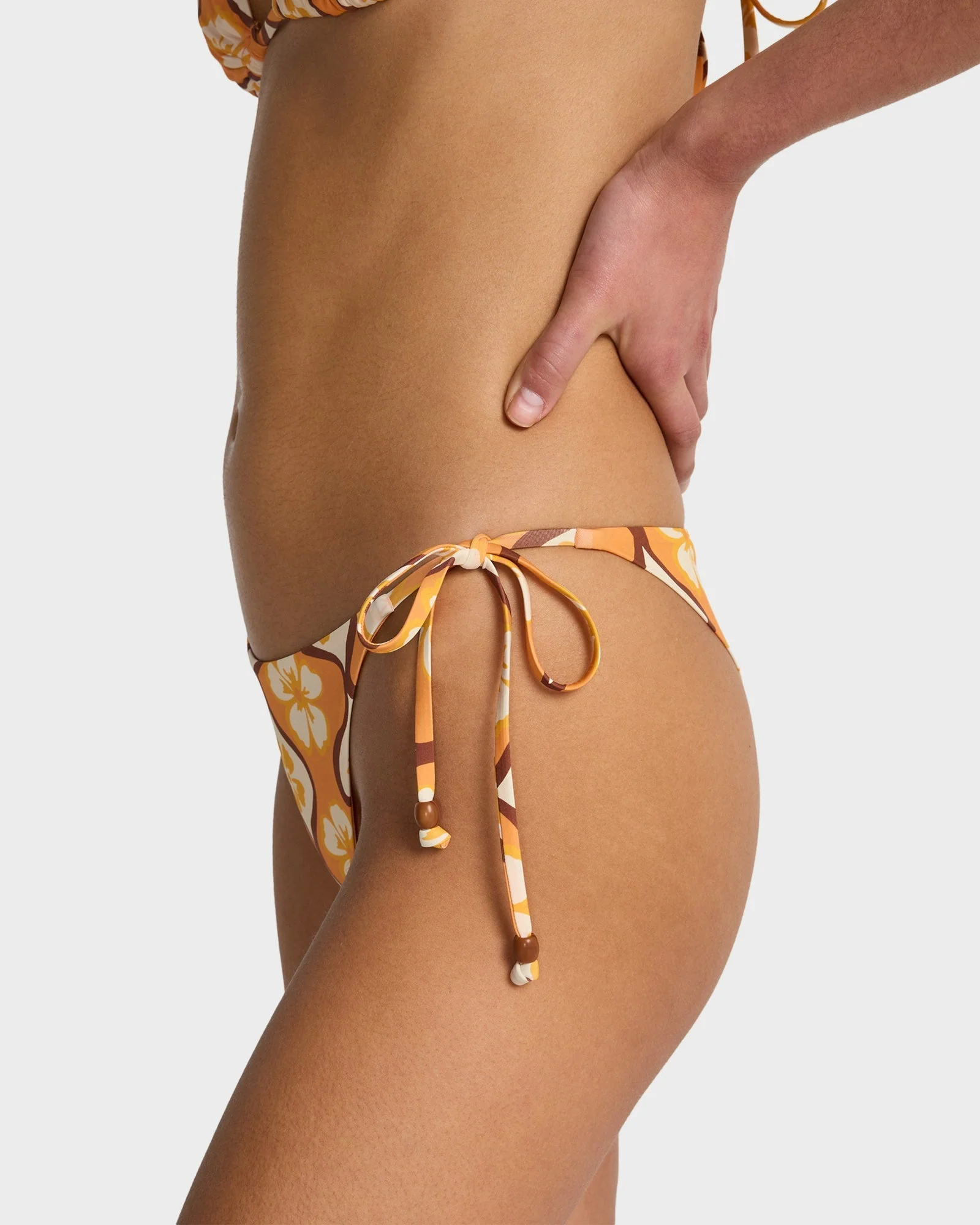 Womens Sol Groove Tie Side Tanga Bikini Bottom - Image 4