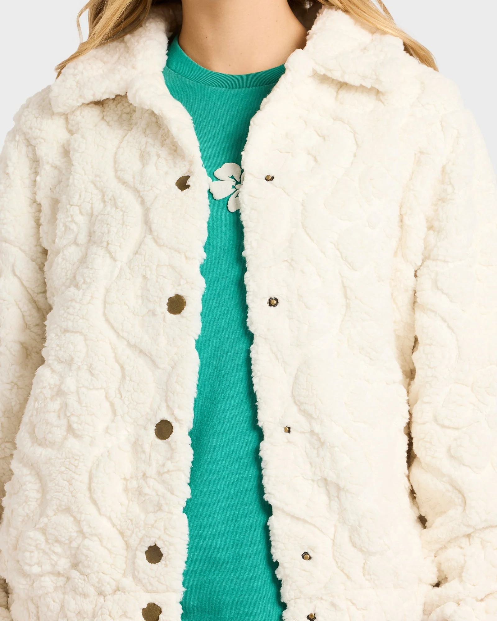 Womens Sol Ride Cozy Fleece Jacket - Image 5