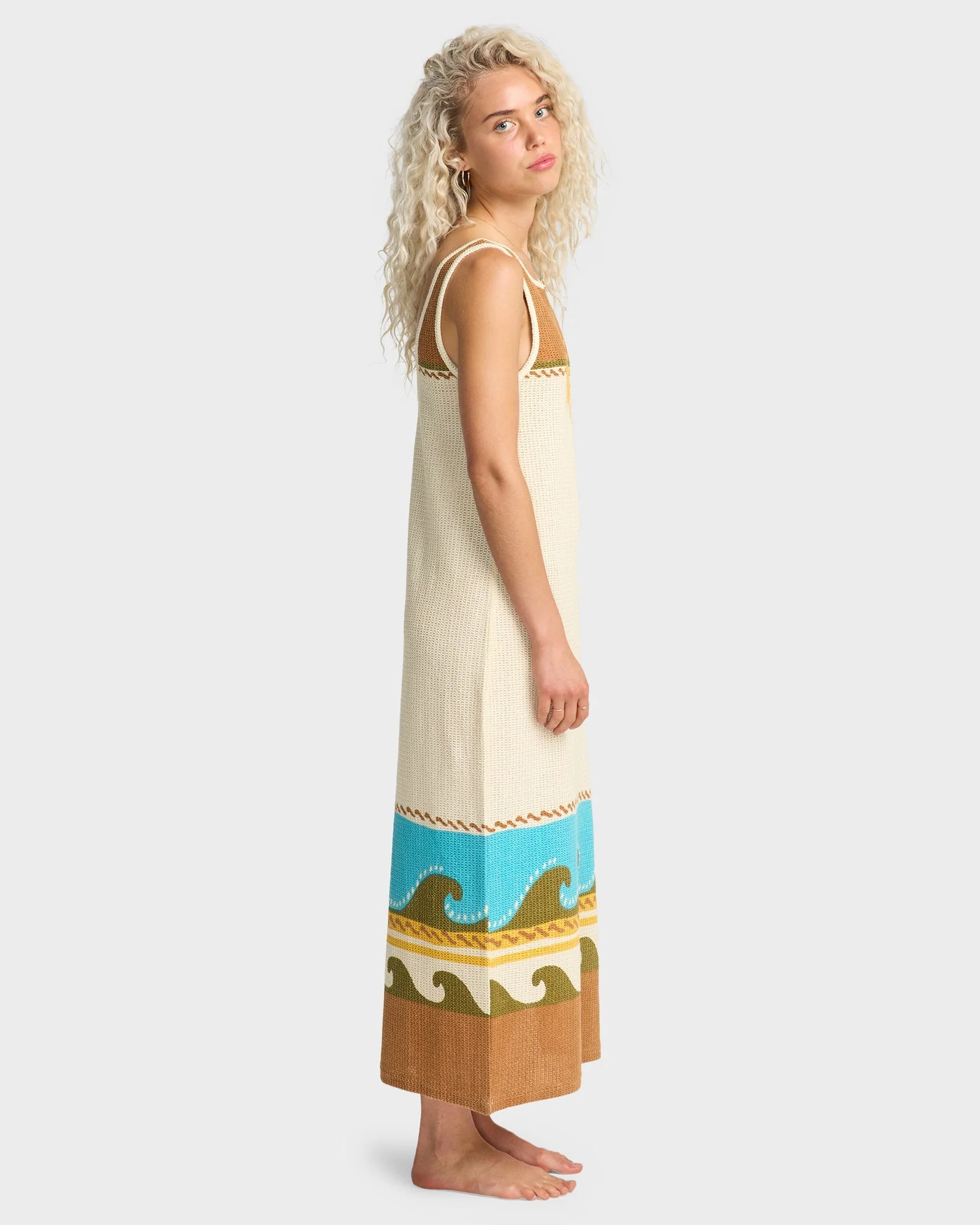 Womens Solar Babe Midi Dress - Image 6