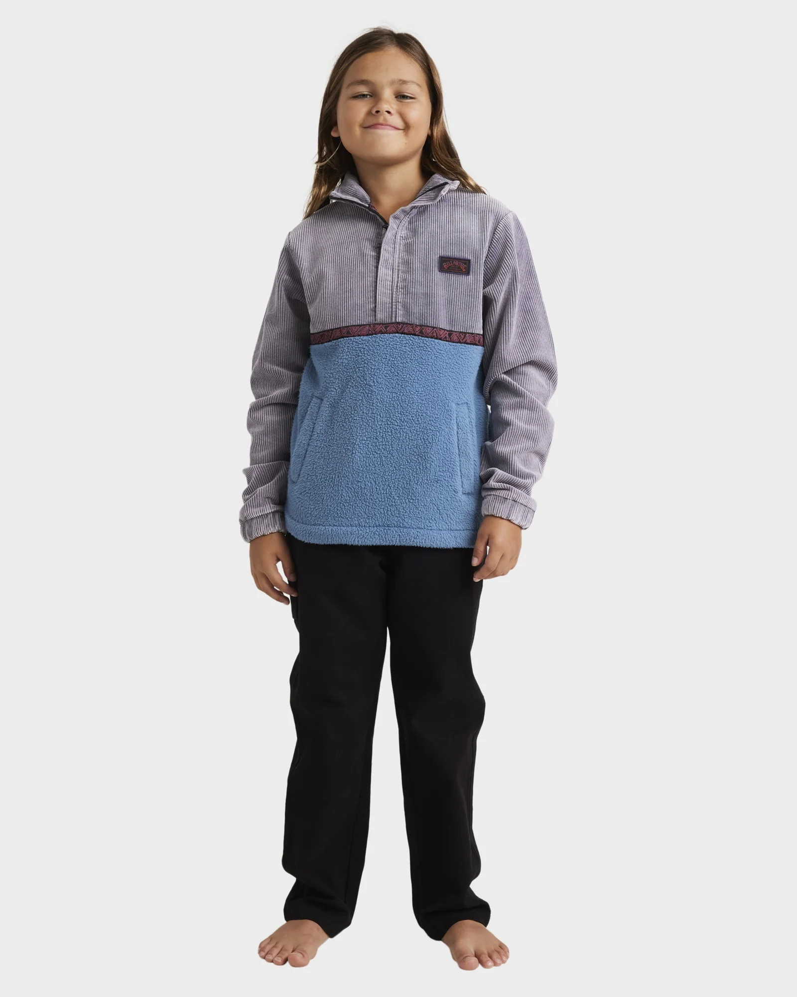 Boys 8-16 Space Lobster Half Zip Fleece Pullover - Image 5