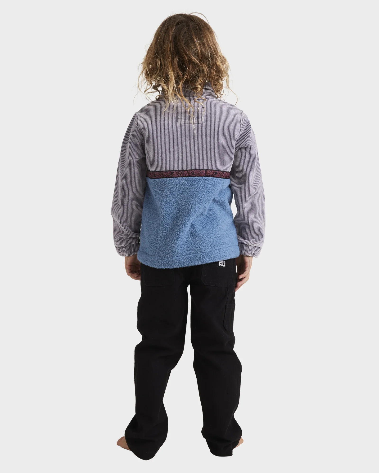 Boys 0-7 Space Lobster Half Zip Fleece Pullover - Image 3