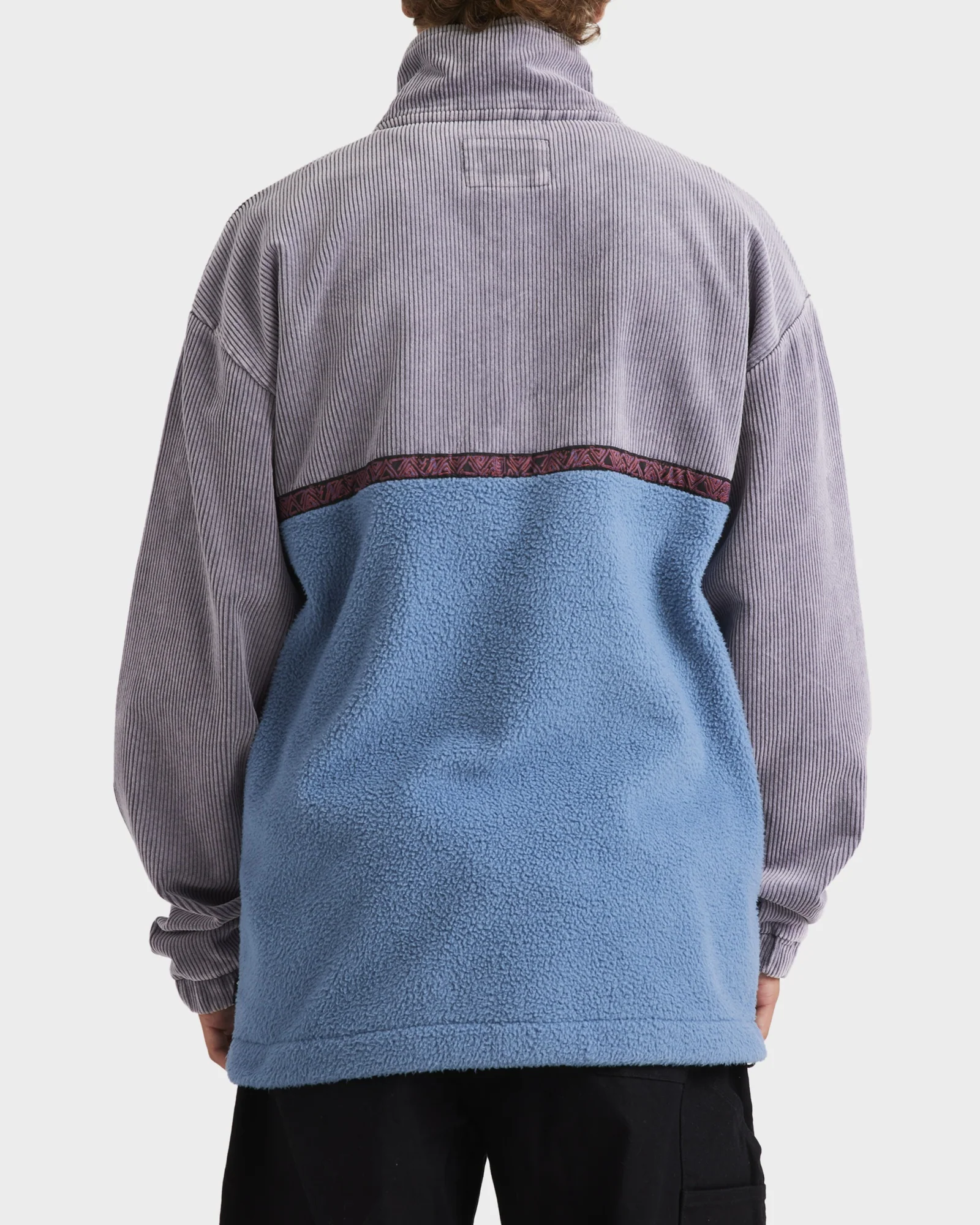Mens Space Lobster Half Zip Fleece Pullover - Image 3