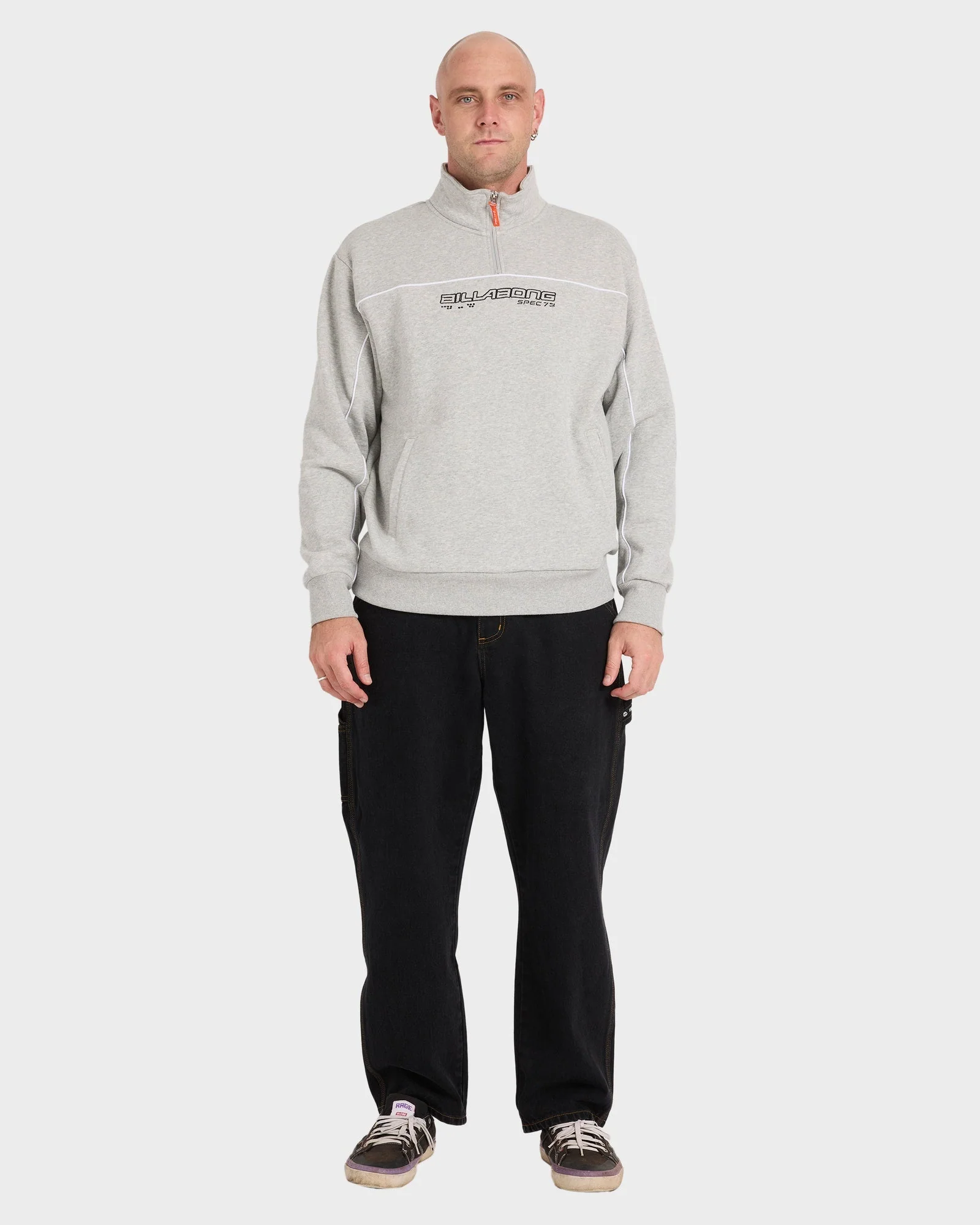 Mens Spec 73 Quarter Zip Fleece Pullover - Image 7