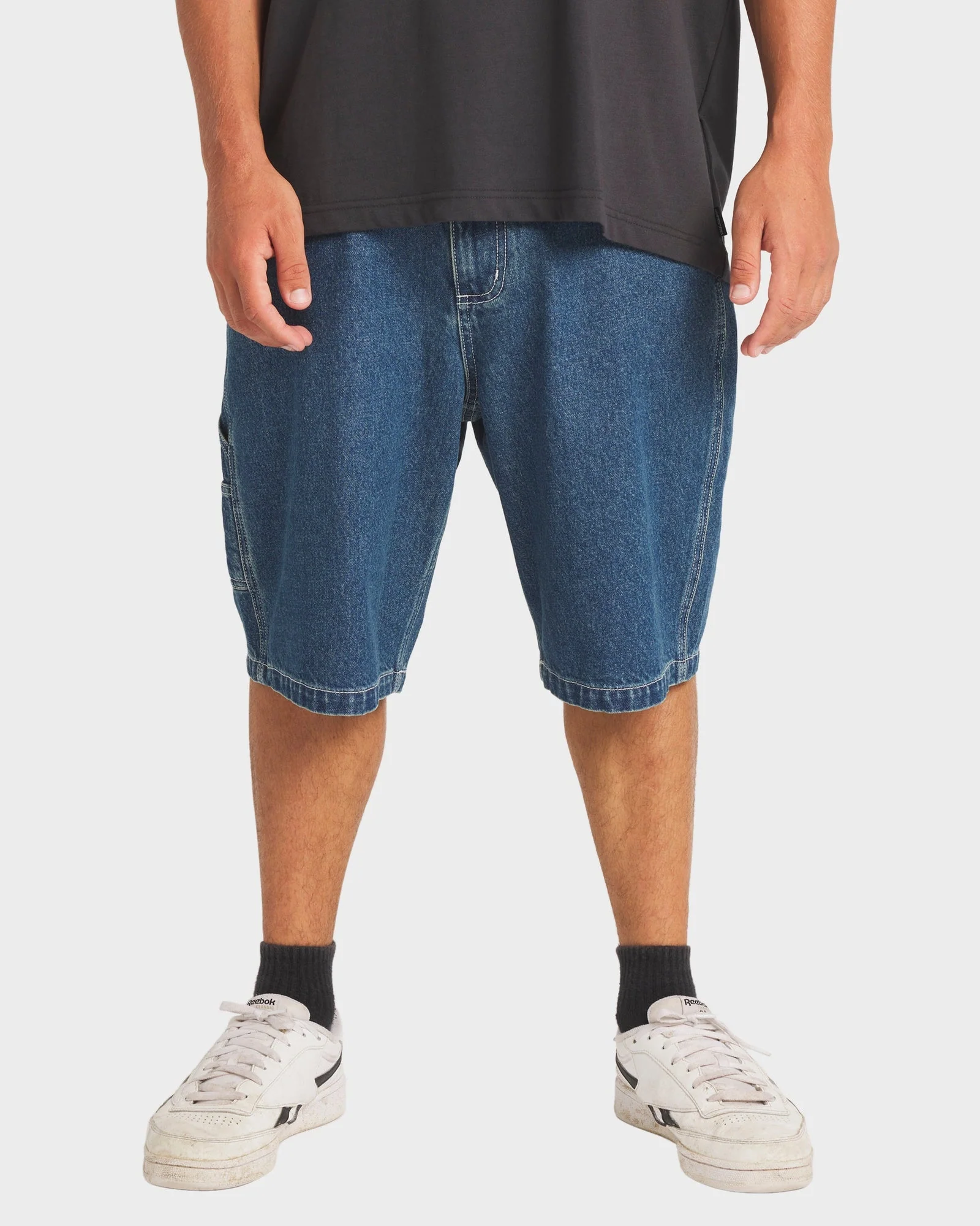 Mens Spec 73 Bad Dog Denim Shorts - Image 2
