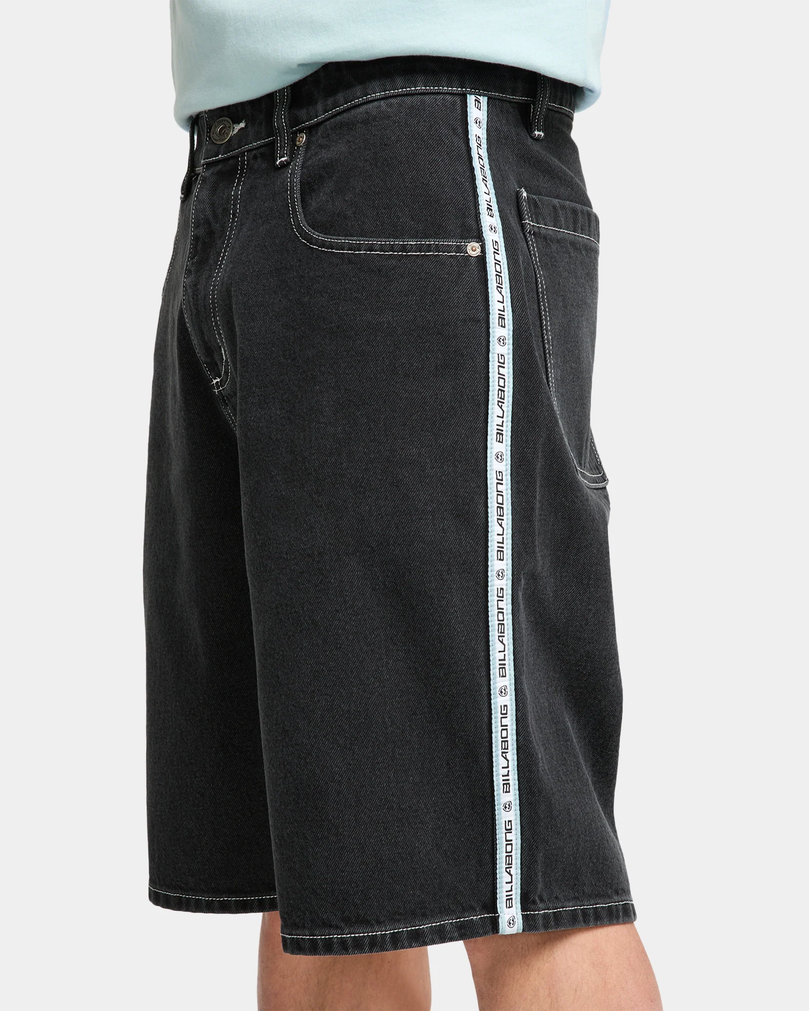Mens Spec 73 Signals Denim Shorts - Image 4