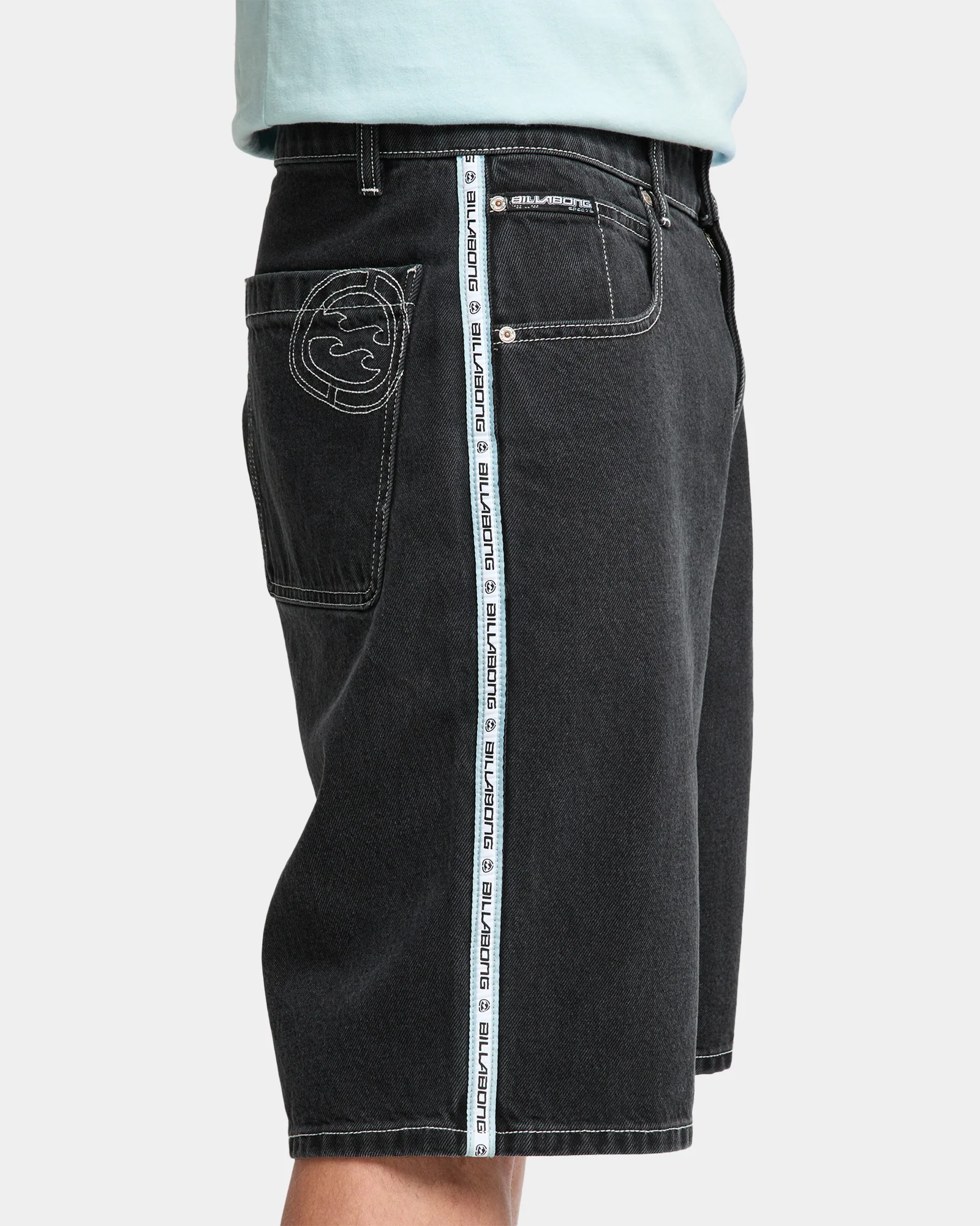 Mens Spec 73 Signals Denim Shorts - Image 6