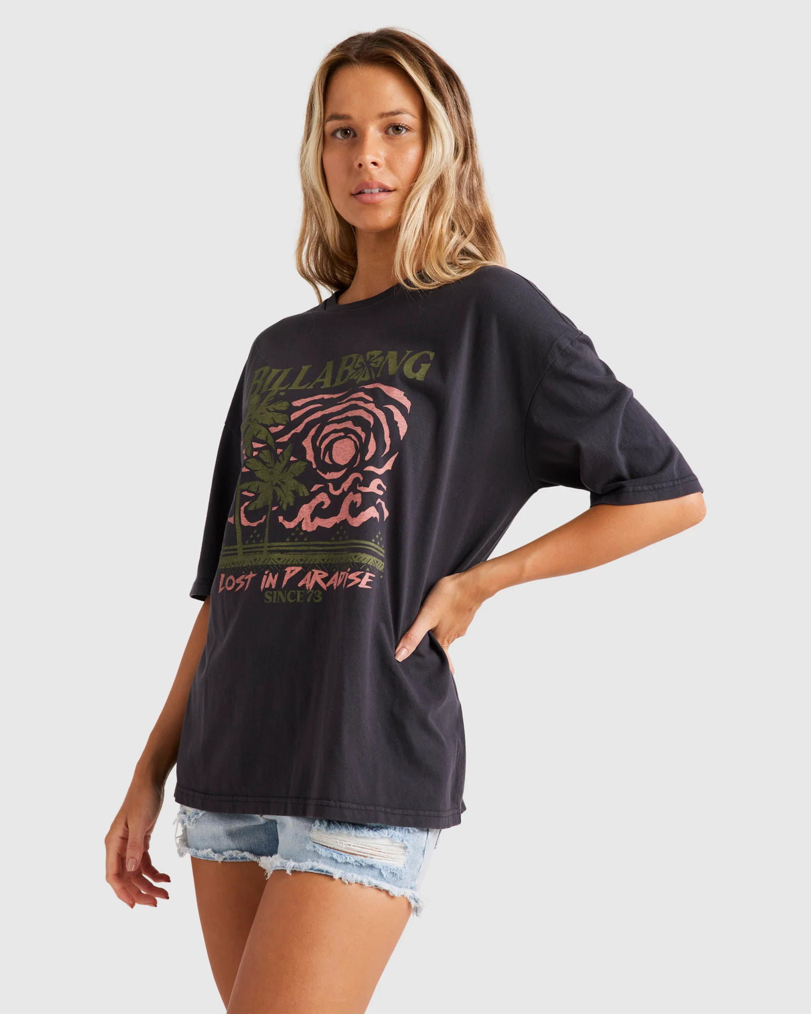 Womens Spiral Sun T-Shirt - Image 2