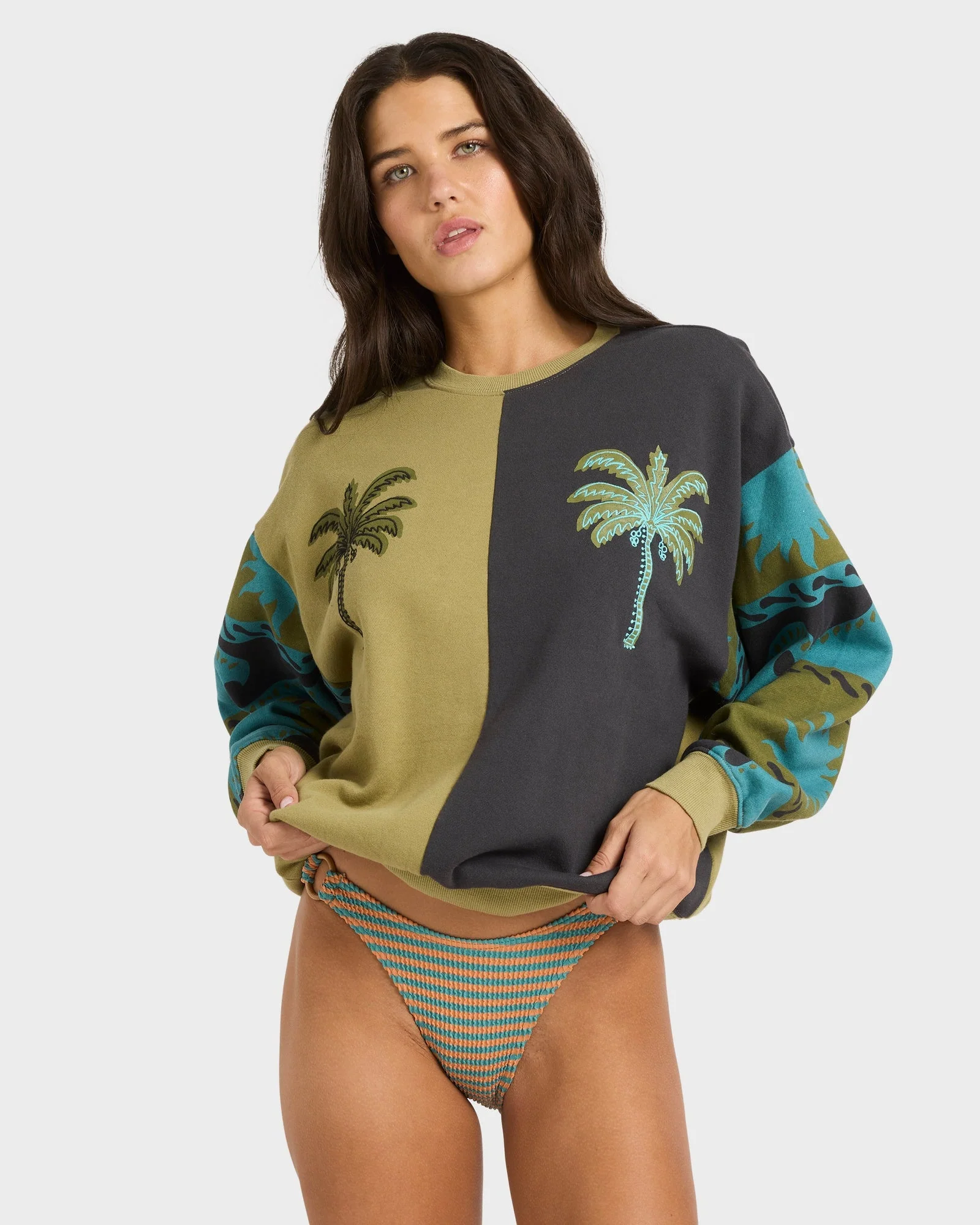 Womens Split Palm Kendal Crew Neck - Image 2