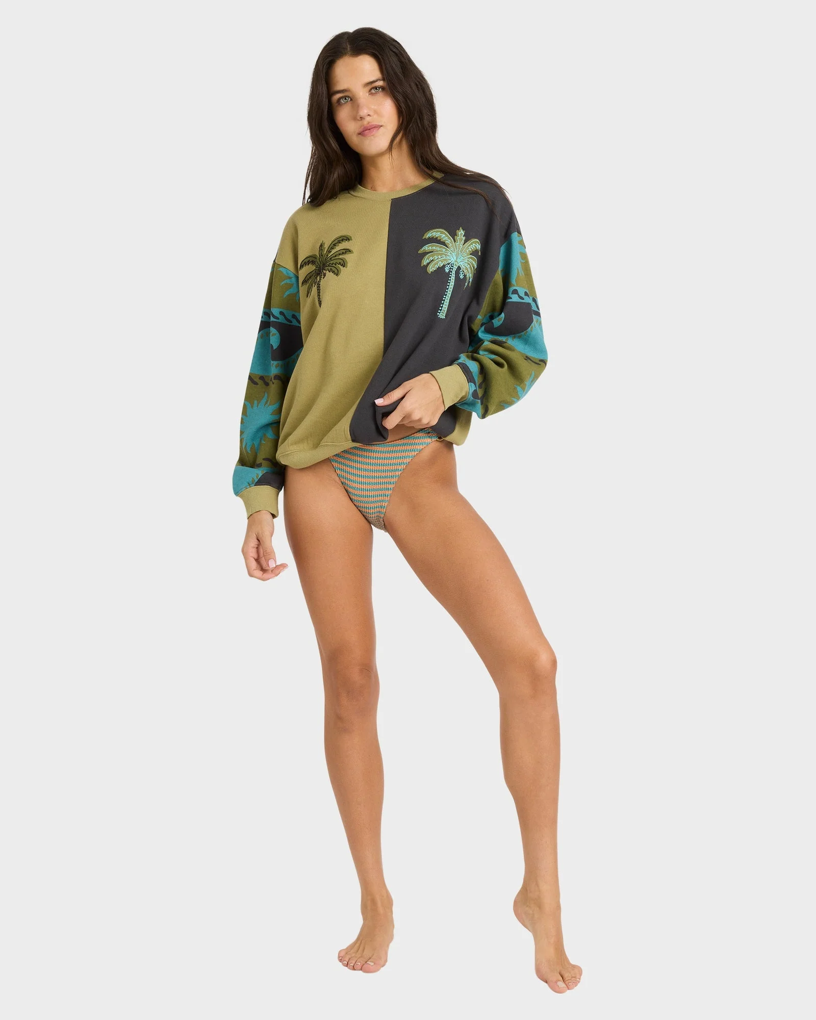 Womens Split Palm Kendal Crew Neck - Image 6