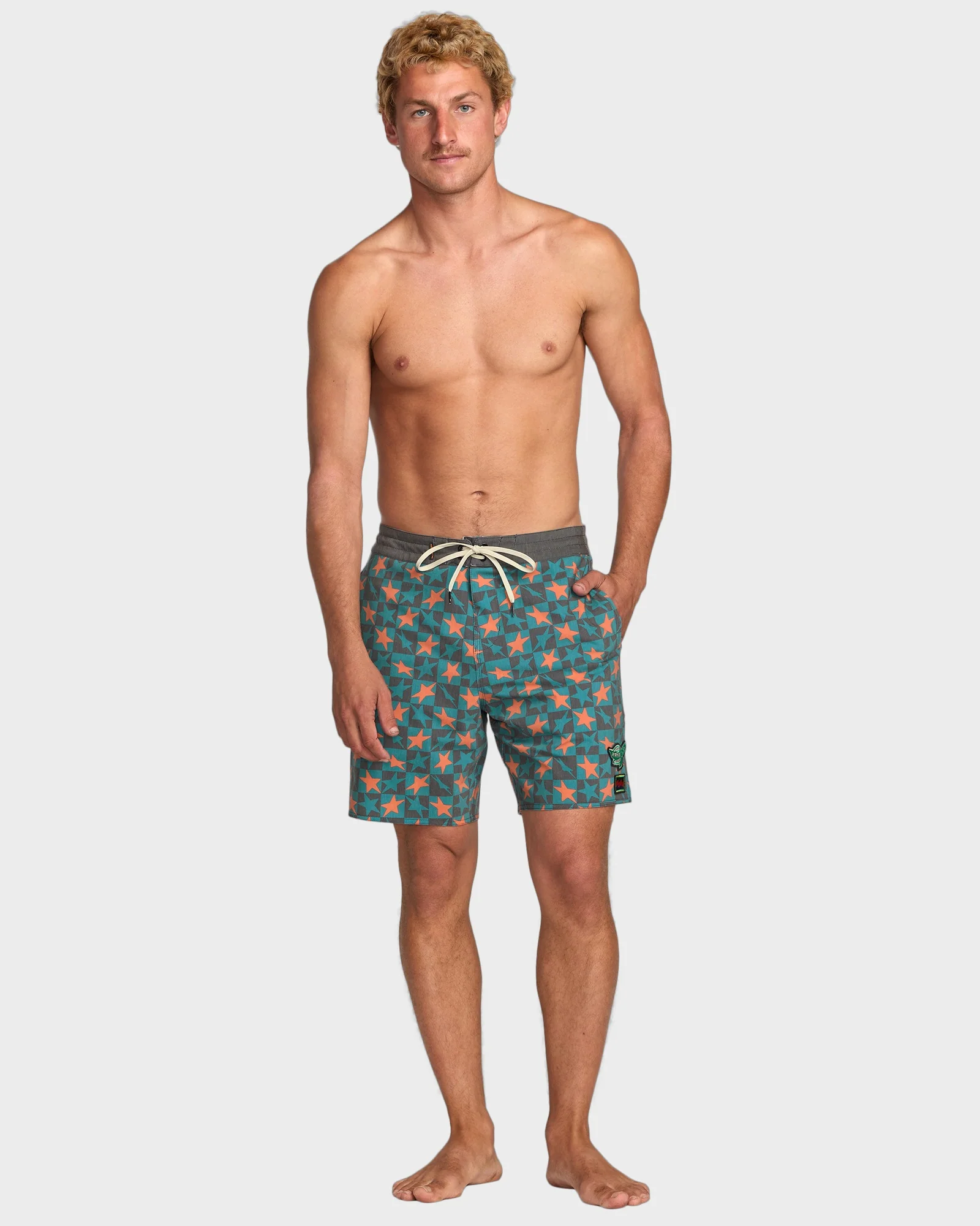 Mens Star Lo Tides 18.5" Boardshorts - Image 5