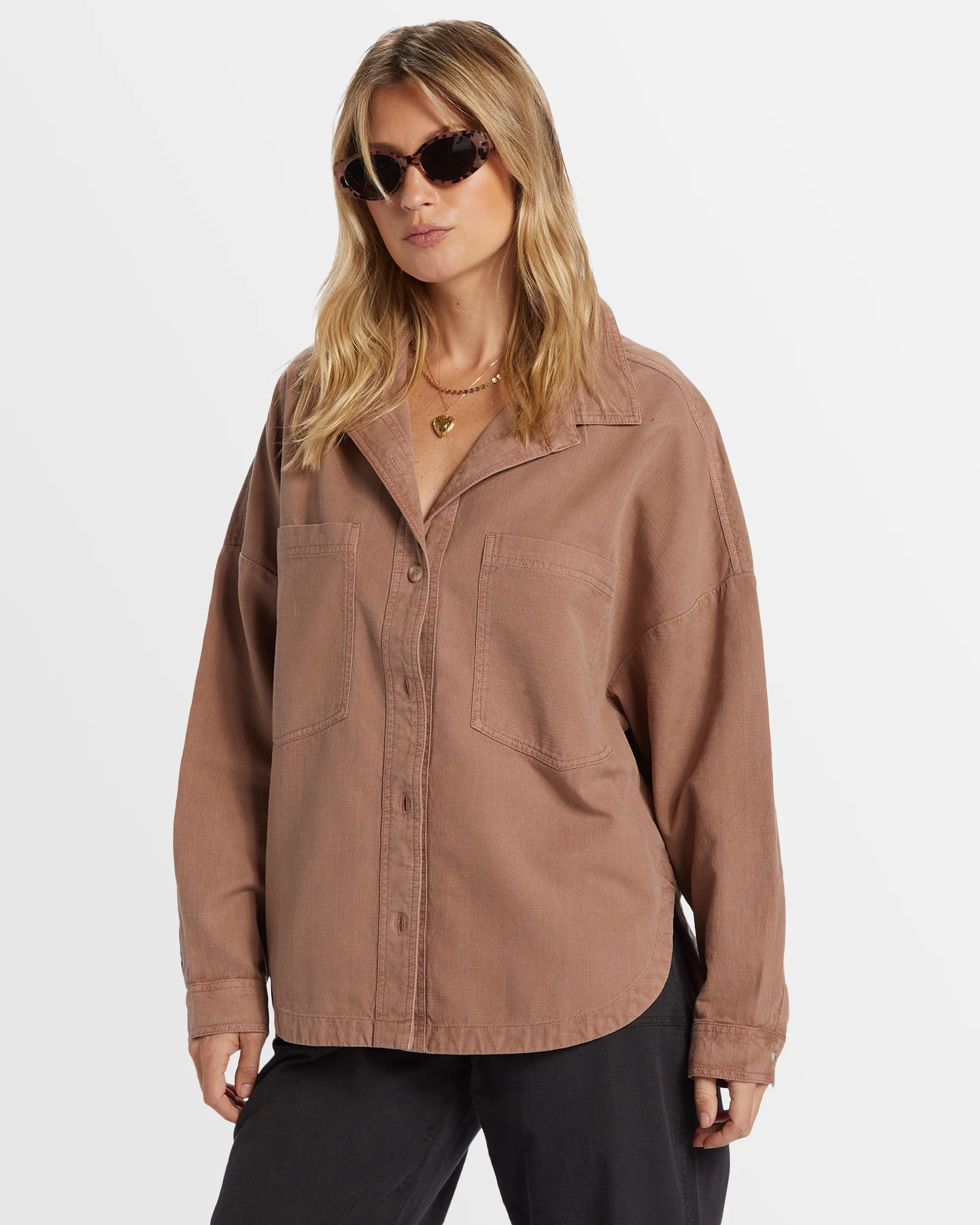 Womens Stoked On You Long Sleeve Shirt - Image 2
