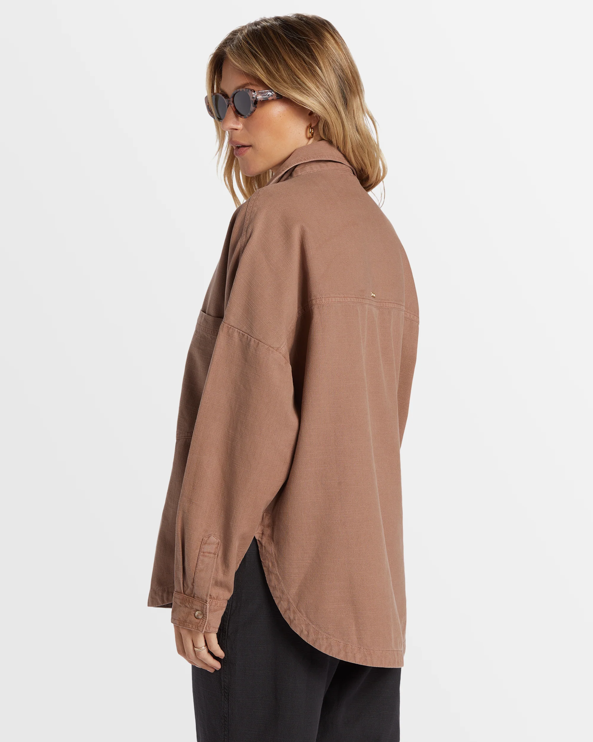 Womens Stoked On You Long Sleeve Shirt - Image 3