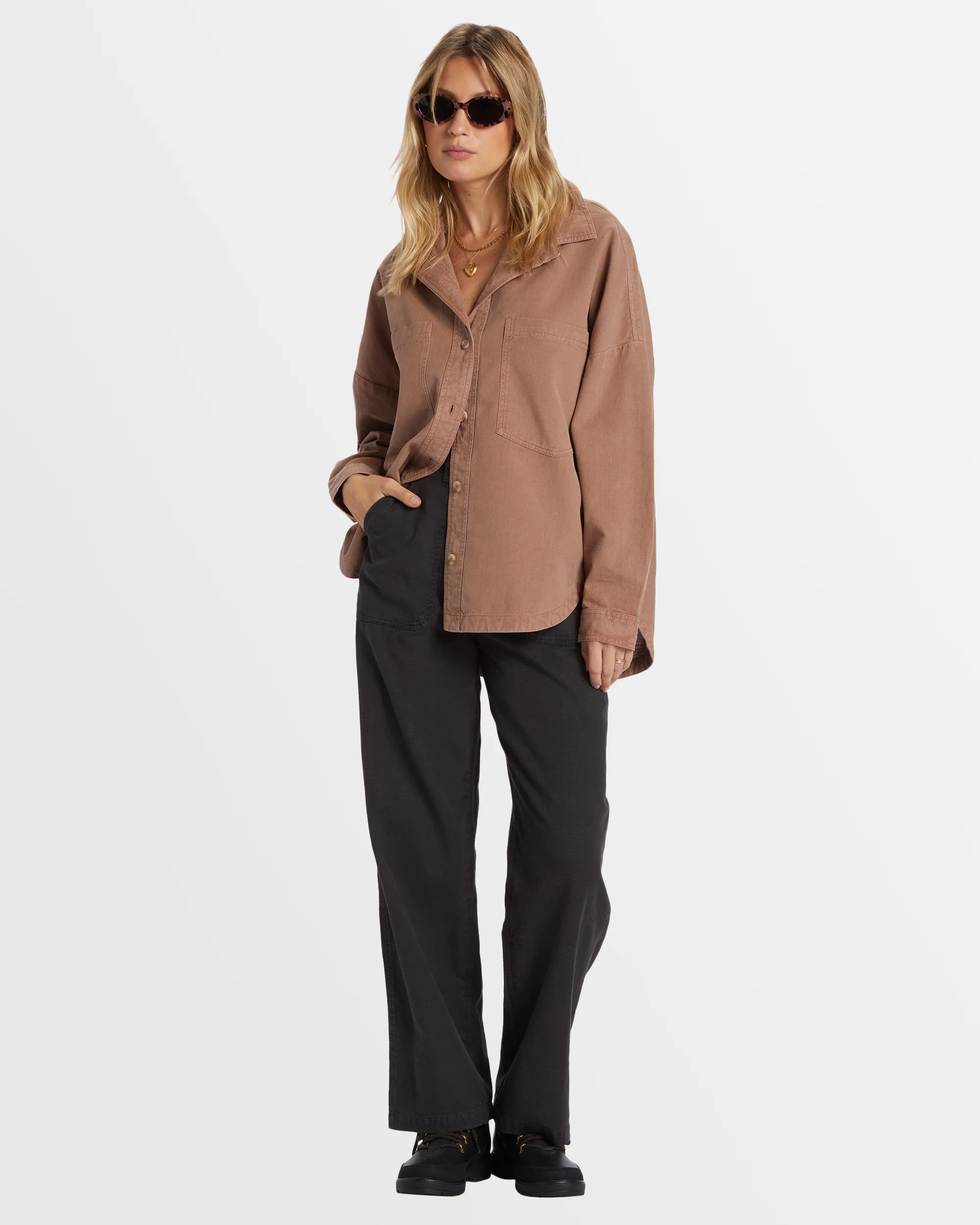 Womens Stoked On You Long Sleeve Shirt - Image 5