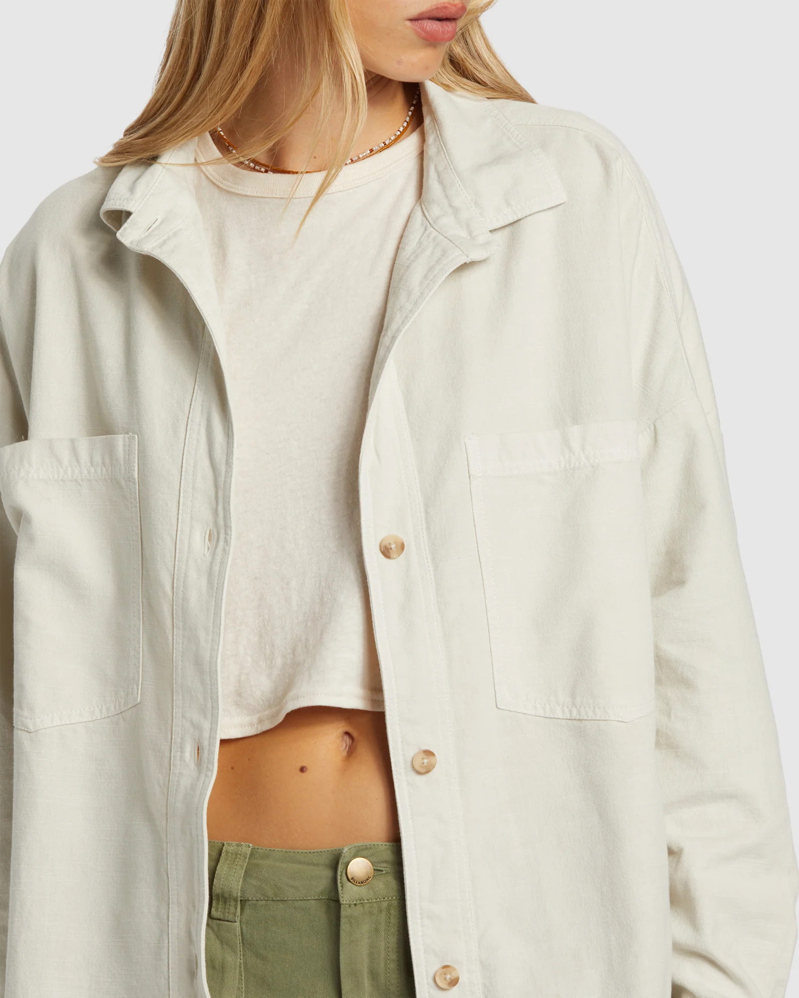 Womens Stoked On You Long Sleeve Shirt - Image 4