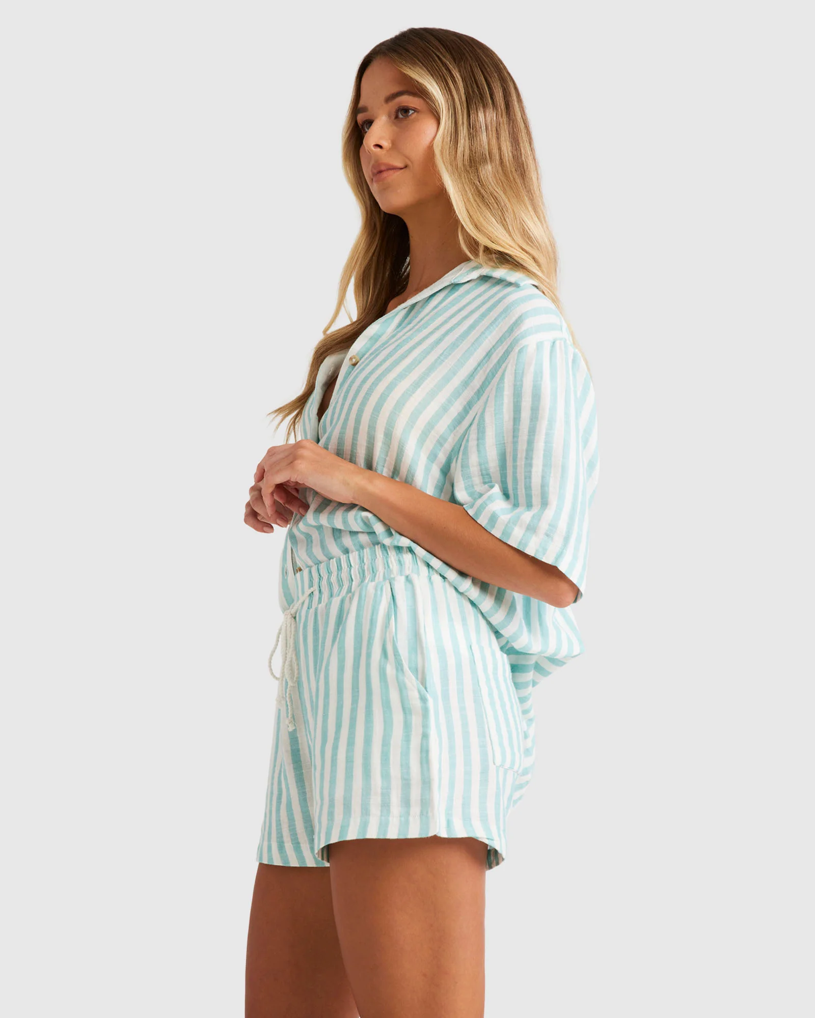 Womens Stripes Out Shorts - Image 2