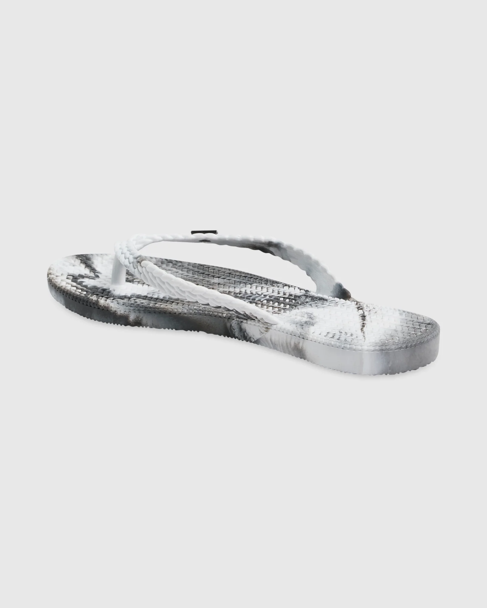Womens Summer Dazed Marble Thongs - Image 4