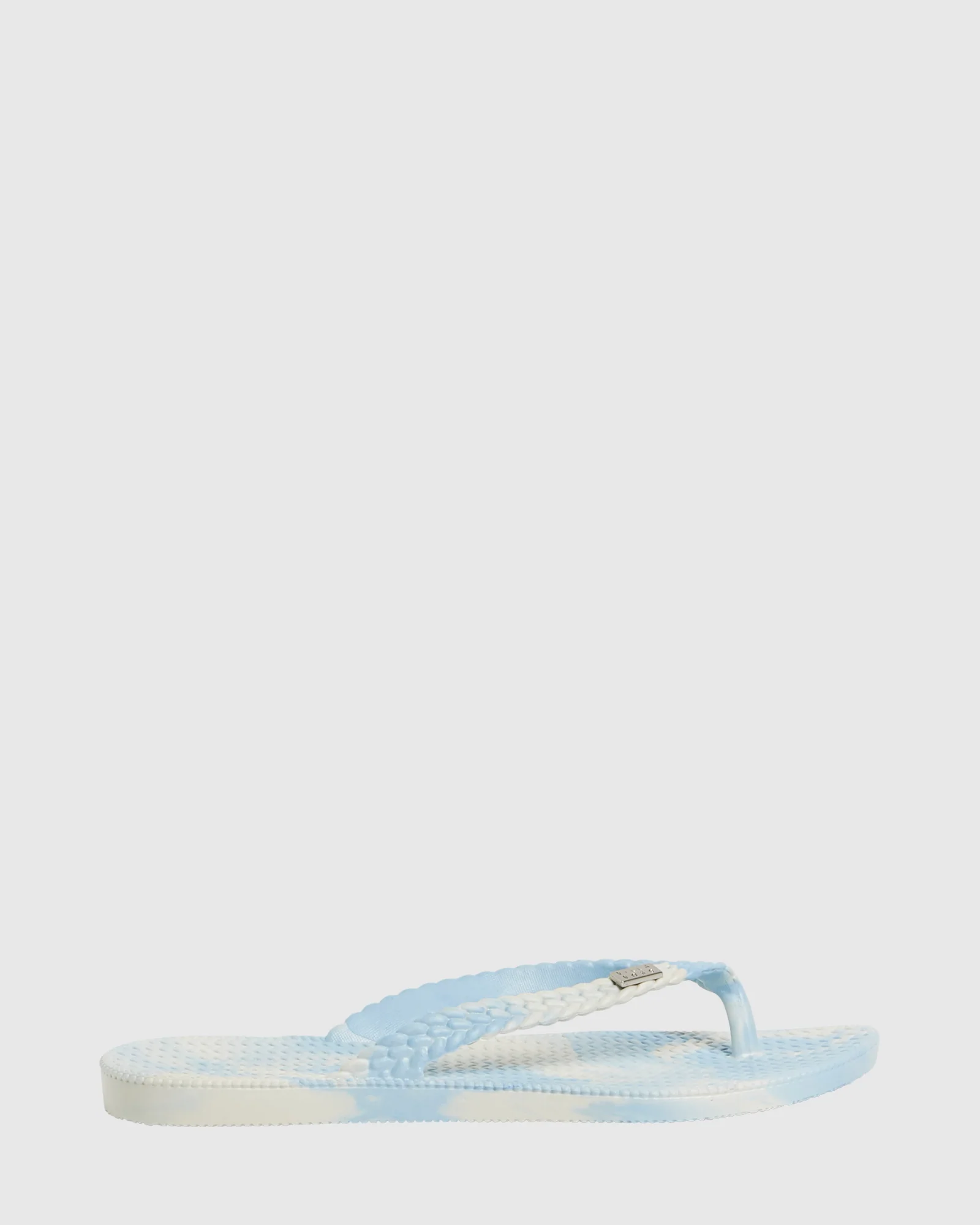 Womens Summer Dazed Marble Thongs - Image 2