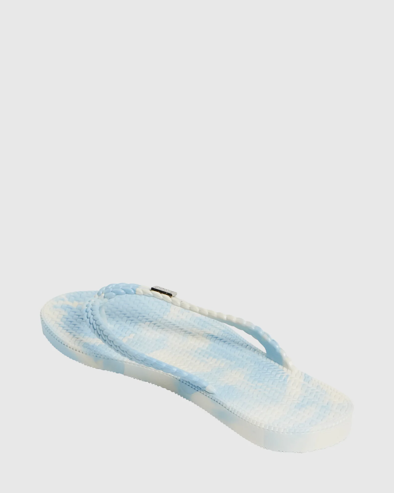 Womens Summer Dazed Marble Thongs - Image 3