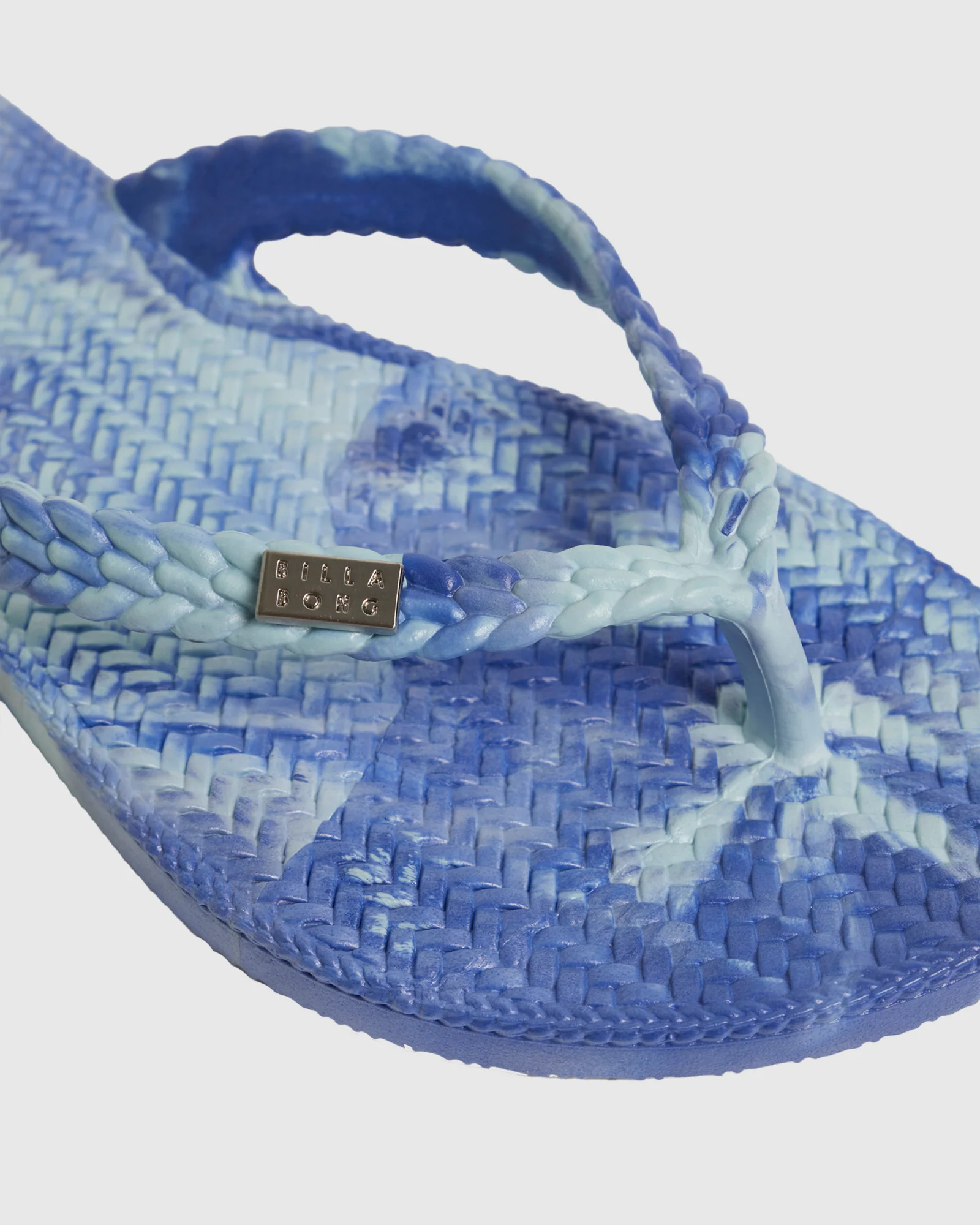 Womens Summer Dazed Marble Thongs - Image 6