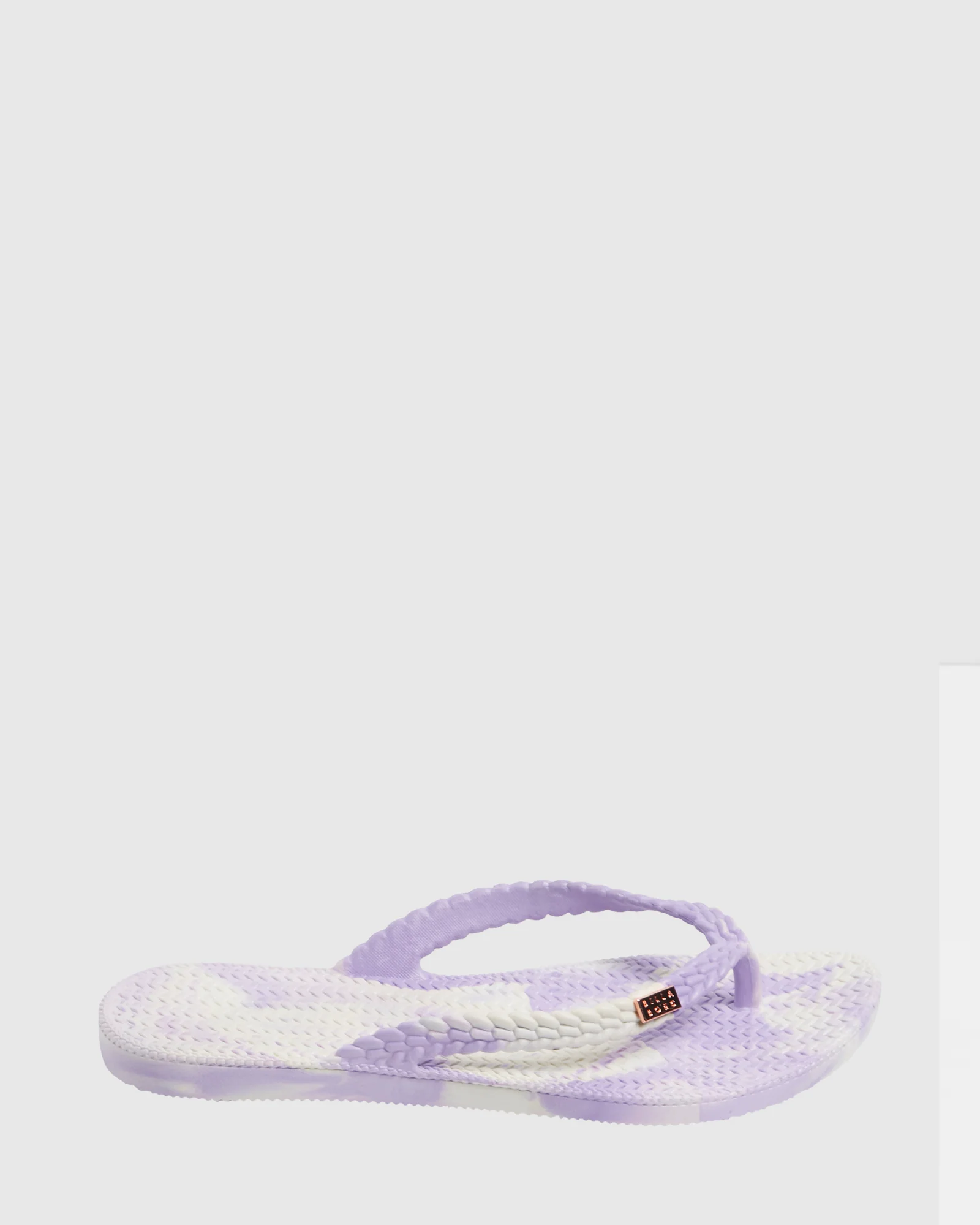 Womens Summer Dazed Marble Thongs - Image 3
