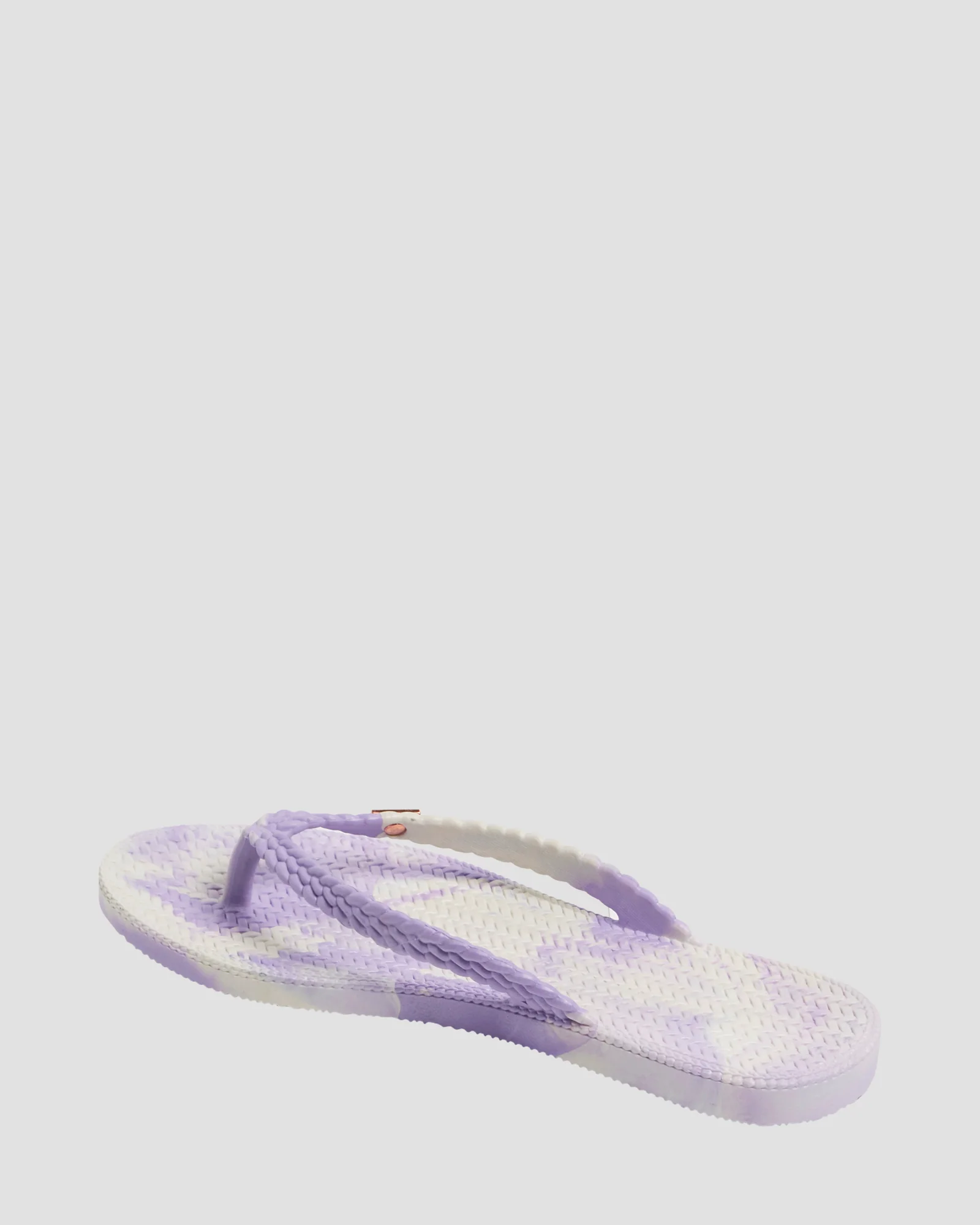 Womens Summer Dazed Marble Thongs - Image 4