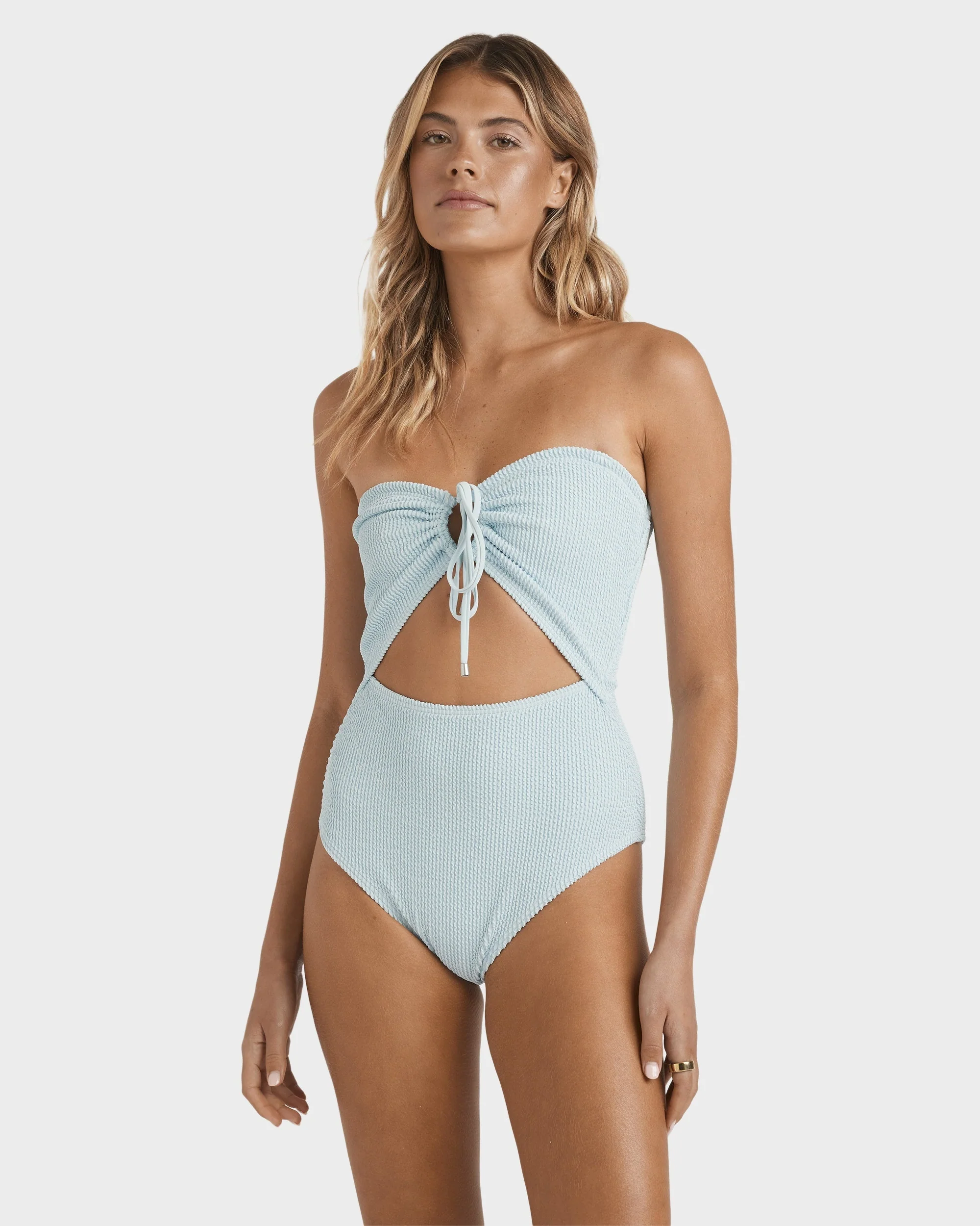 Womens Summer High Drew One Piece Swimsuit - Image 2