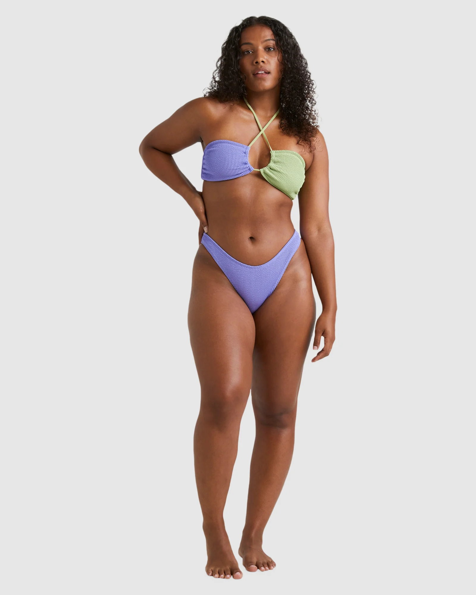 Womens Summer High Hike Bikini Bottom - Image 5