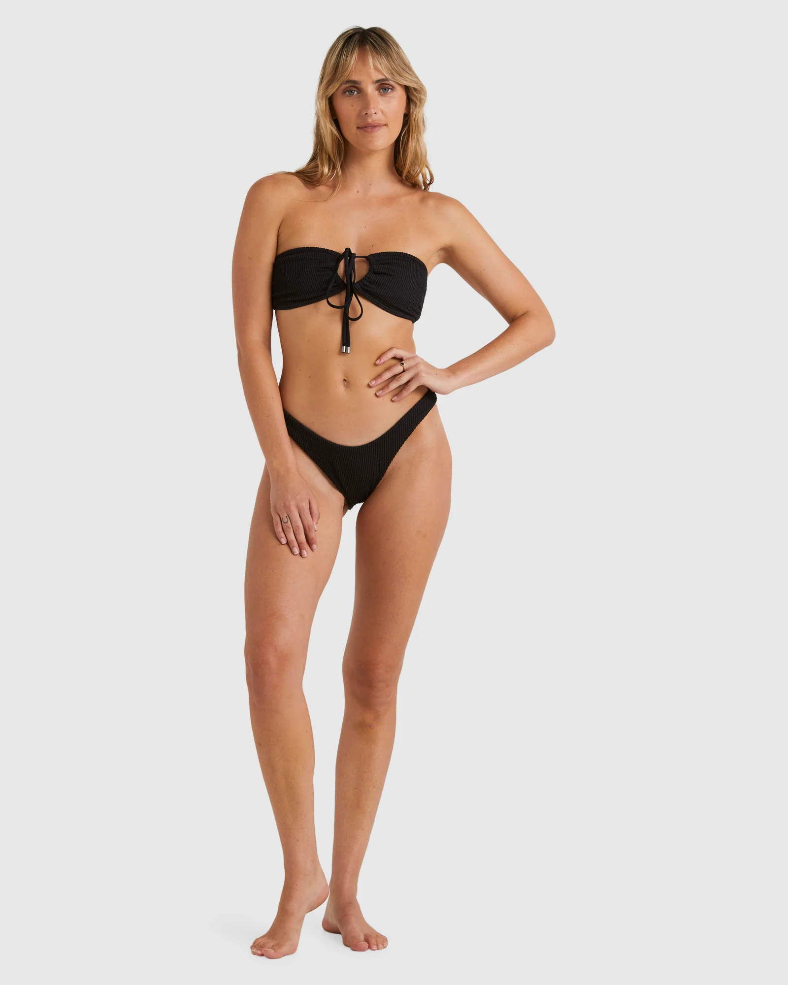 Womens Summer High Hike Bikini Bottom - Image 5