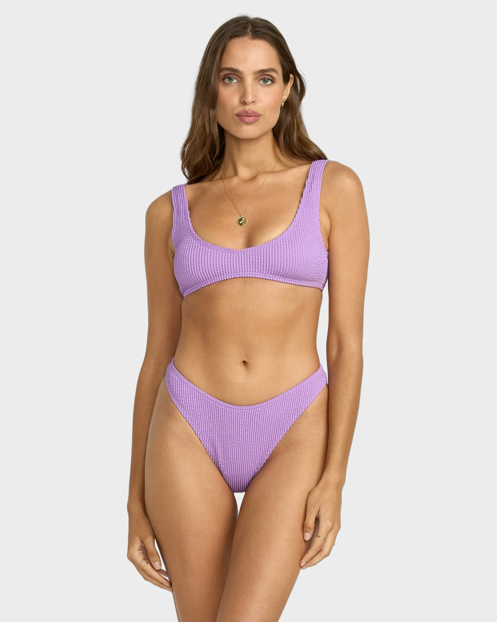 Womens Summer High Skimpy Hike Bikini Bottom - Image 2