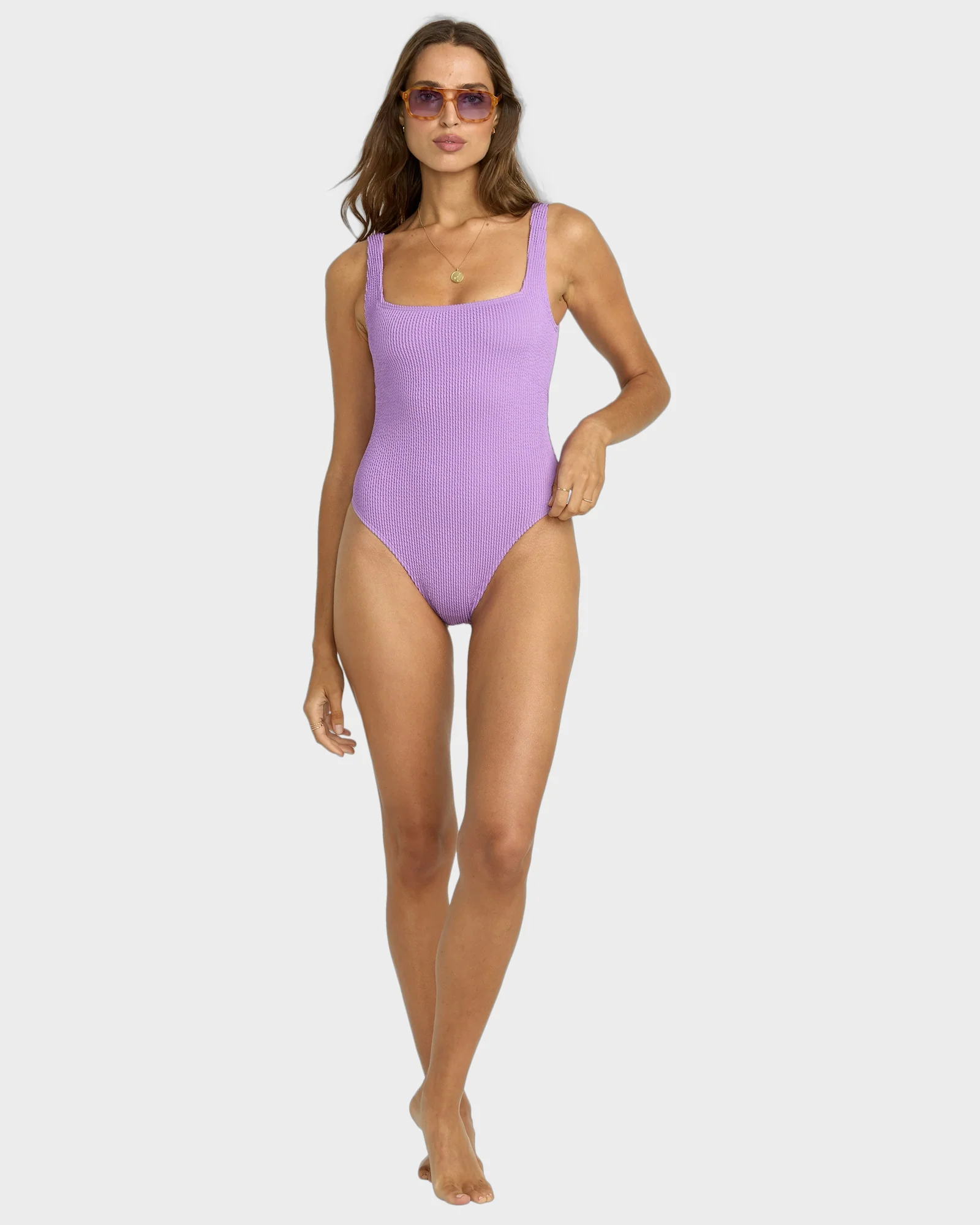 Womens Summer High One Piece Swimsuit - Image 6