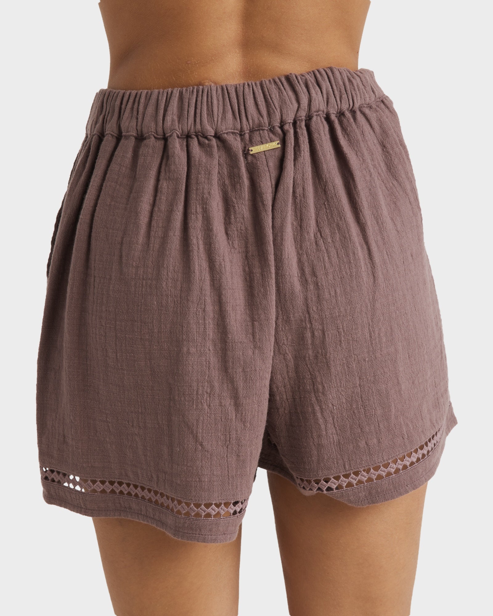 Womens Summers End Elastic Waist Shorts - Image 7