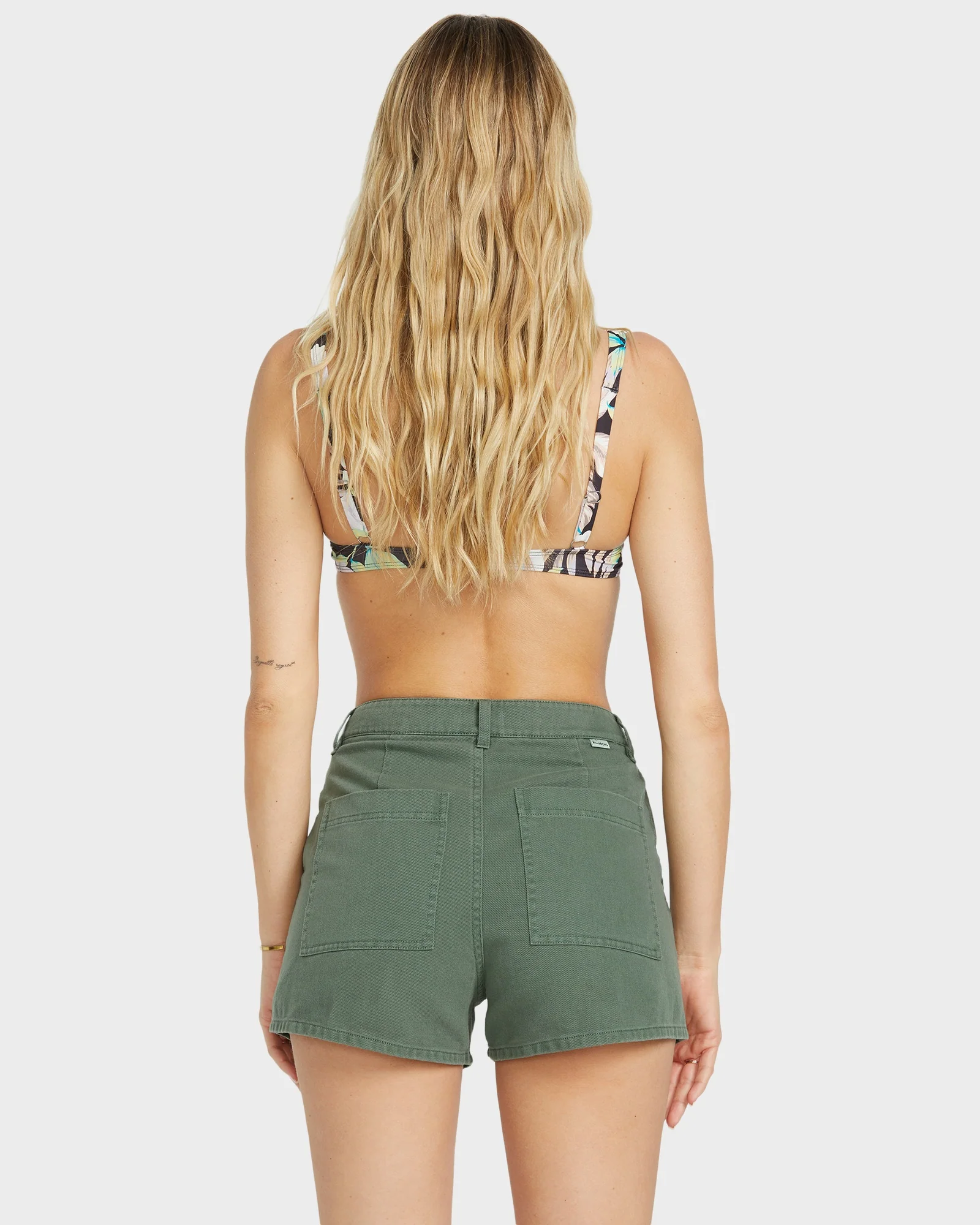 Womens Sun Days Denim Shorts - Image 3
