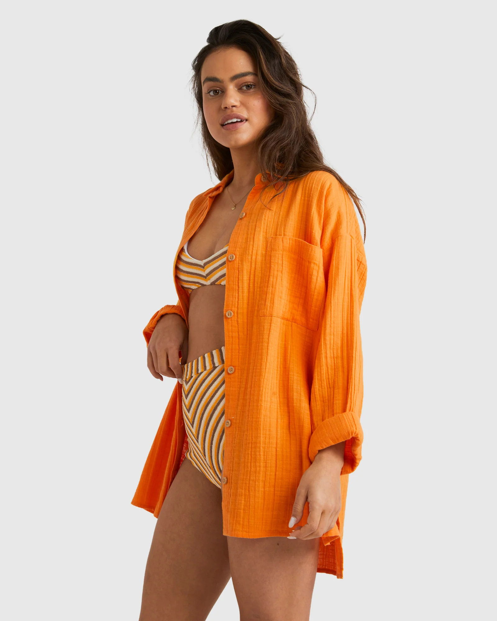 Womens Sun Days Long Sleeve Shirt - Image 2