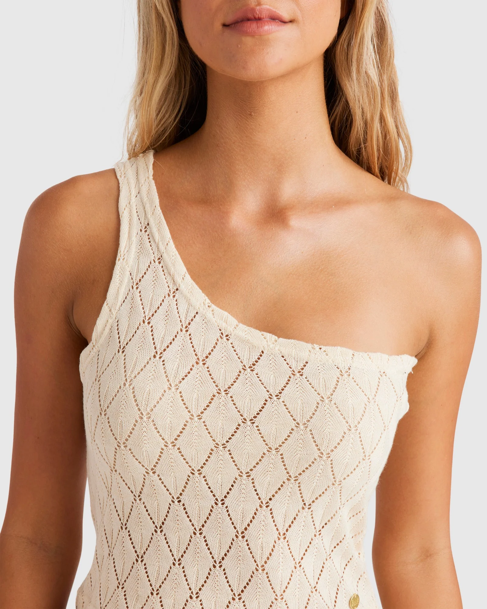 Womens Sun Dazed One Shoulder Tank Top - Image 5