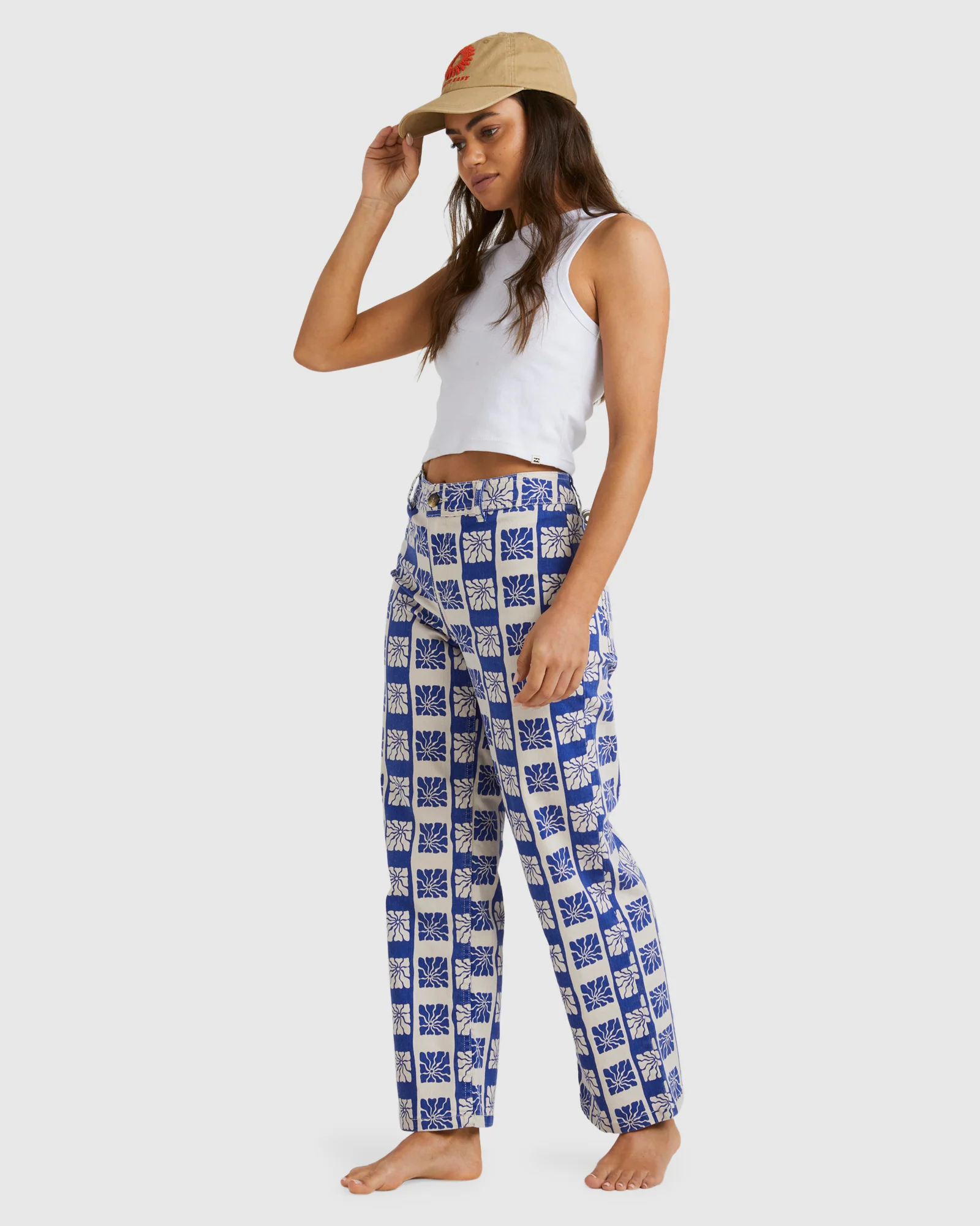 Womens Sun Down Denim Pants - Image 2